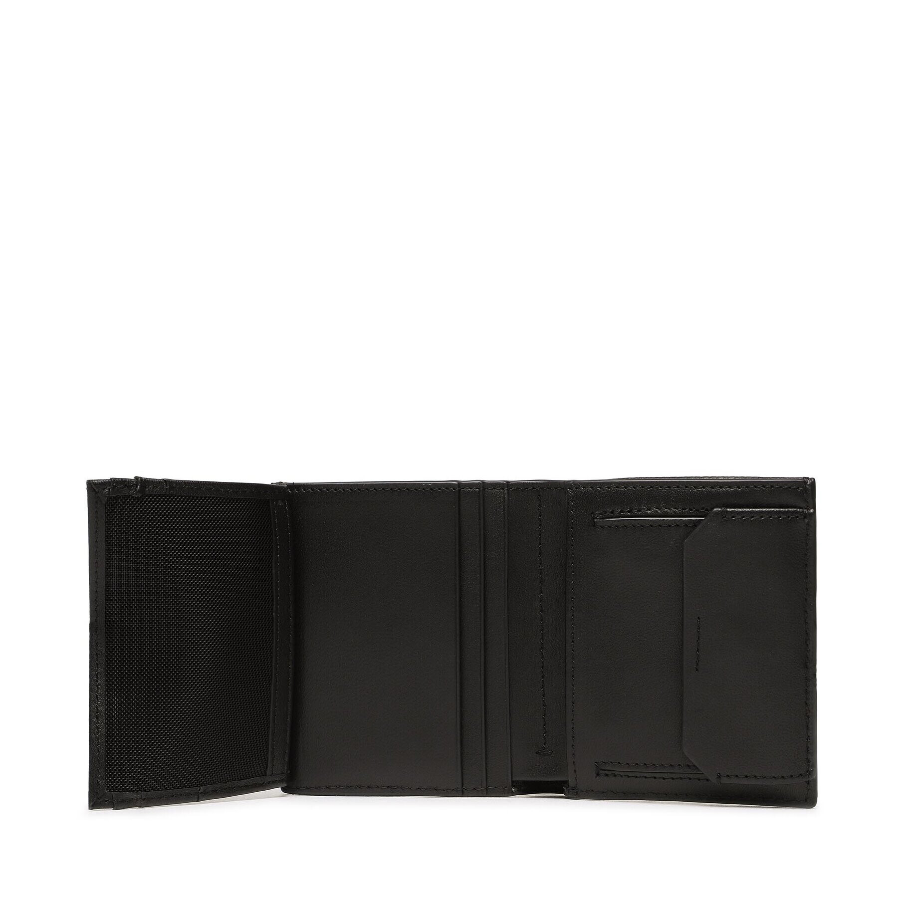 Calvin Klein Малък мъжки портфейл Minimalism Trifold 6Cc W/Coin K50K509624 Черен - Pepit.bg