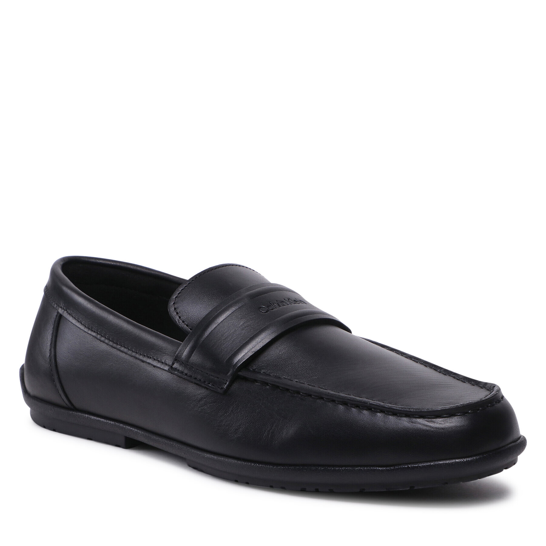 Calvin Klein Мокасини Driver High Freq Lth HM0HM00969 Черен - Pepit.bg