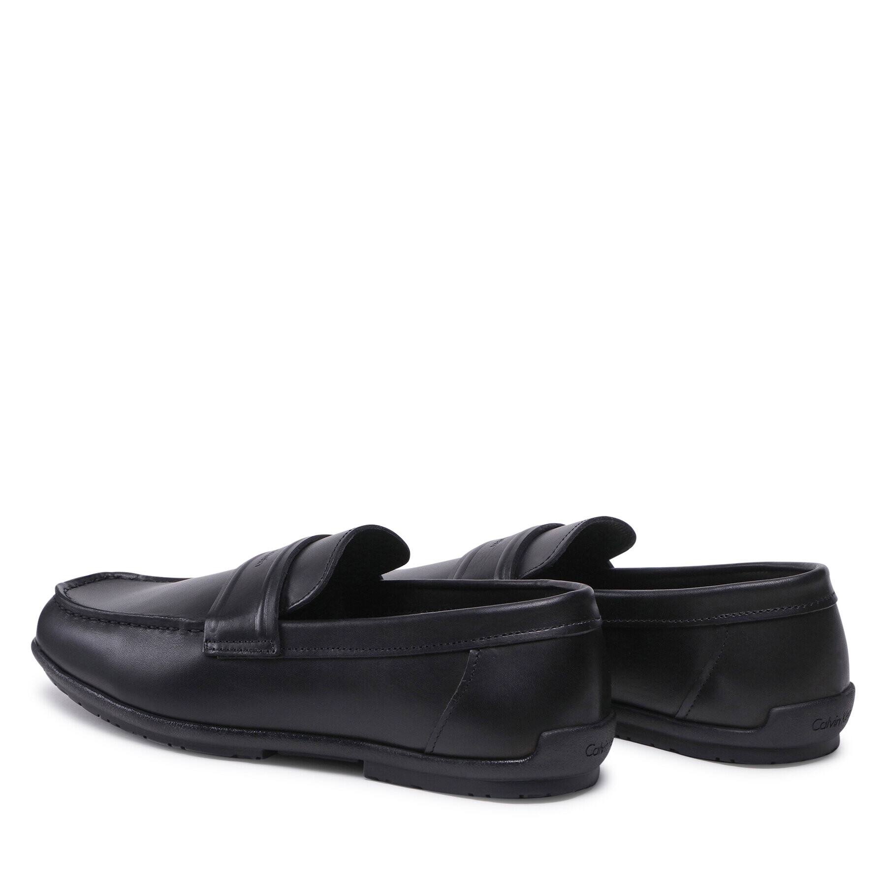 Calvin Klein Мокасини Driver High Freq Lth HM0HM00969 Черен - Pepit.bg