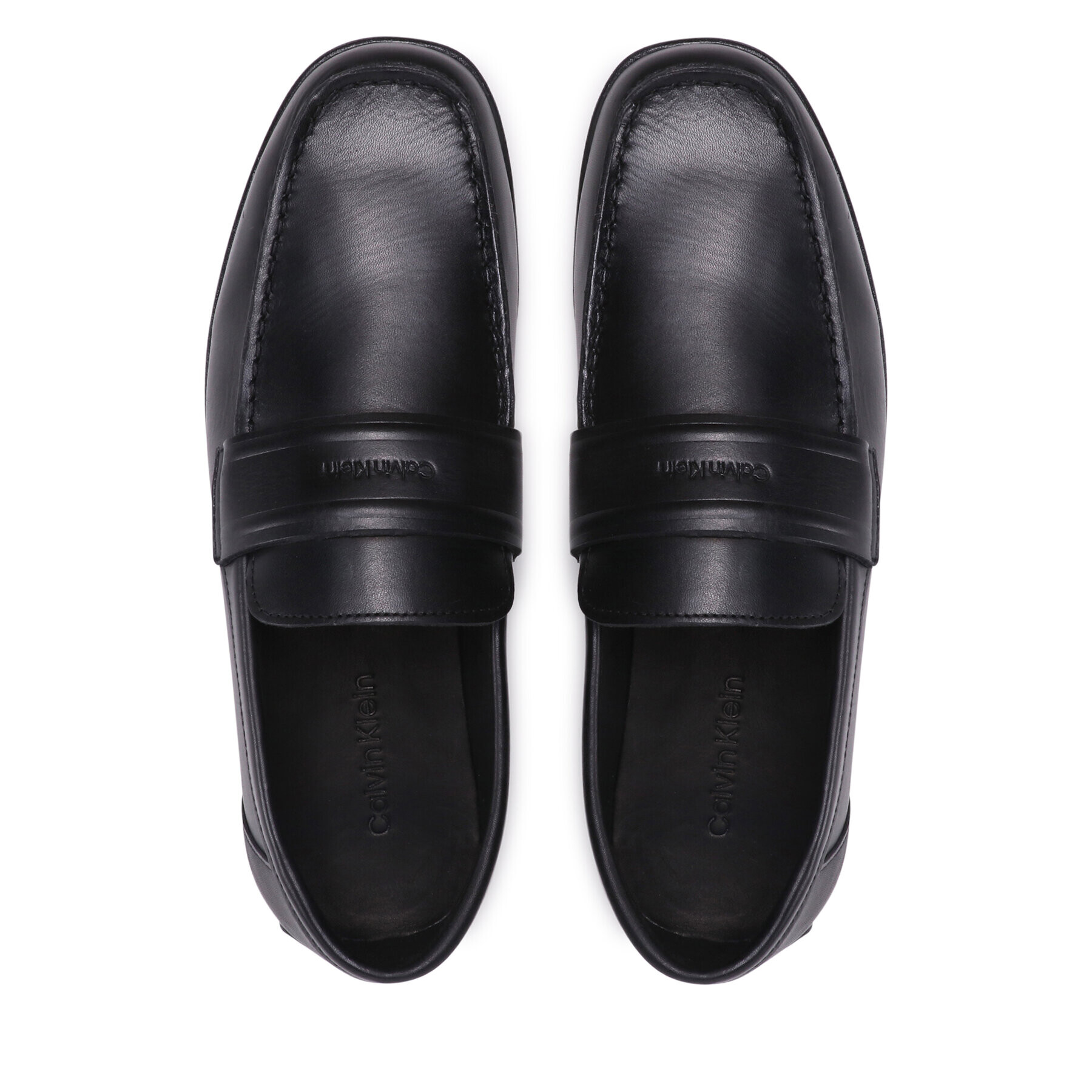 Calvin Klein Мокасини Driver High Freq Lth HM0HM00969 Черен - Pepit.bg