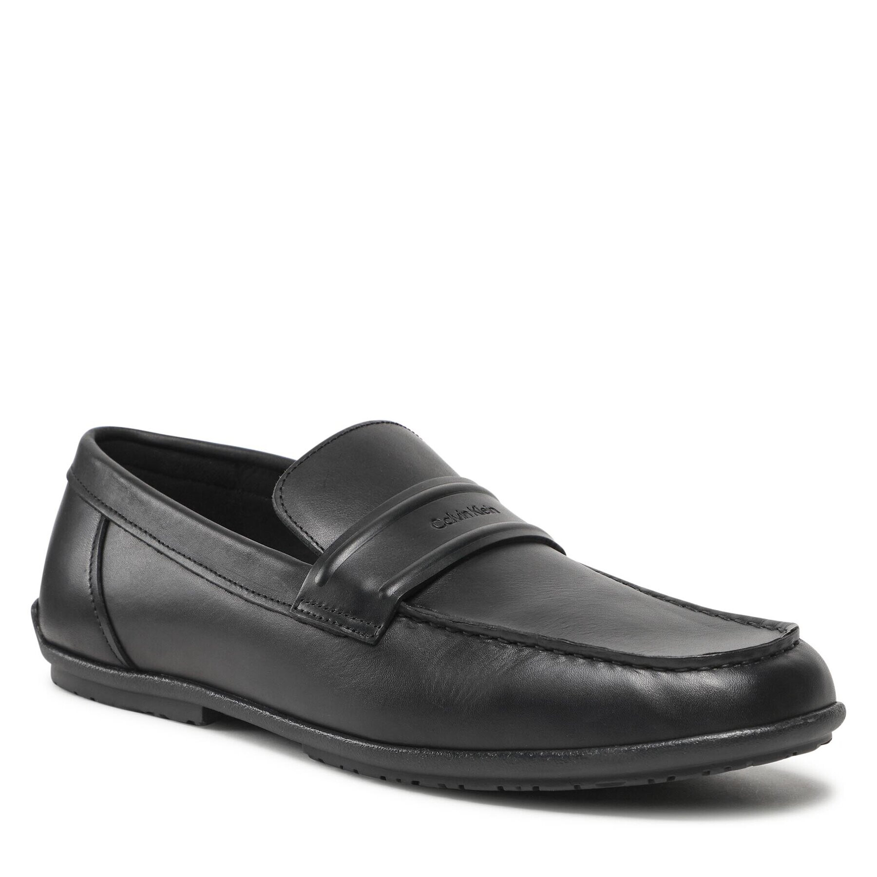 Calvin Klein Мокасини Driver High Freq Lth HM0HM00969 Черен - Pepit.bg