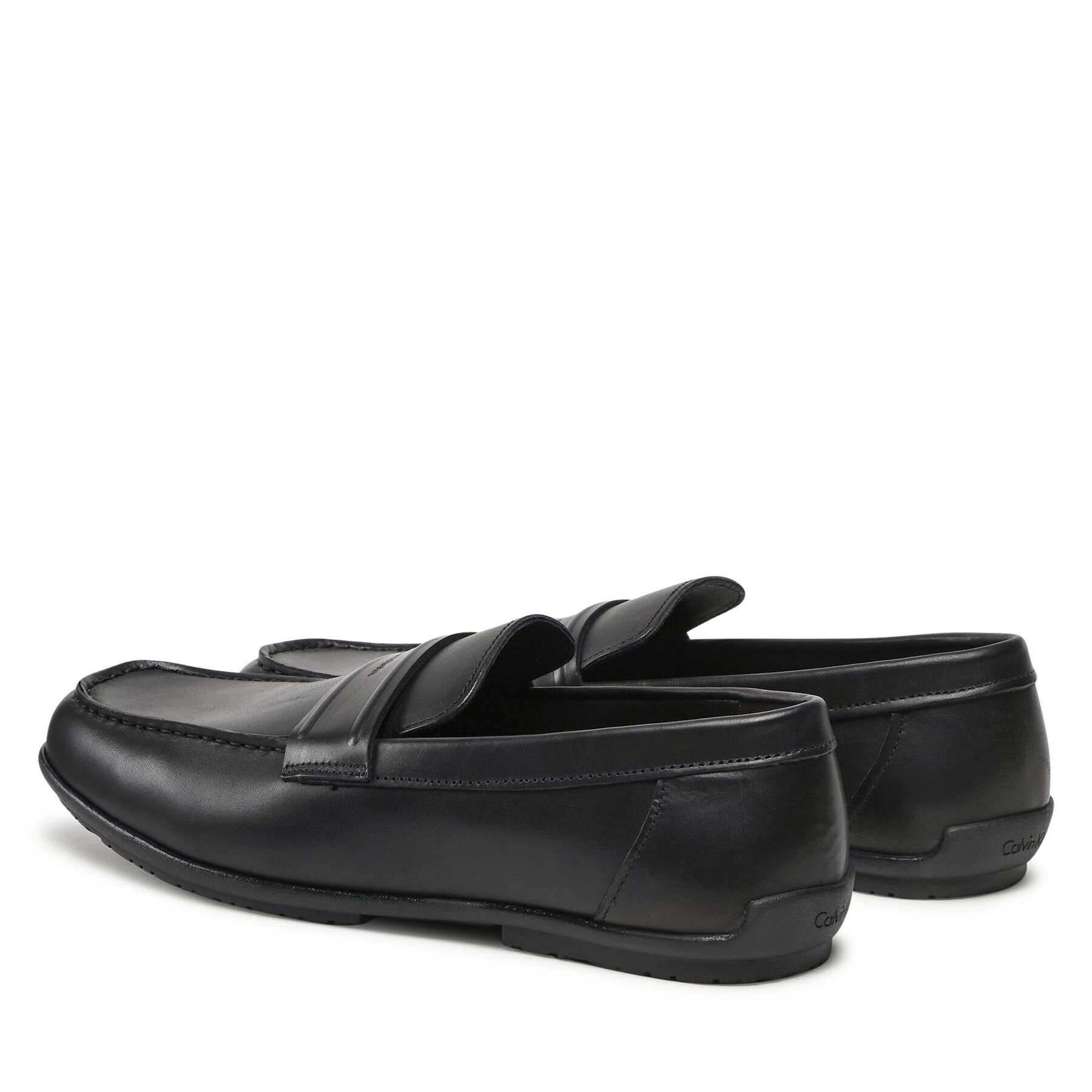 Calvin Klein Мокасини Driver High Freq Lth HM0HM00969 Черен - Pepit.bg