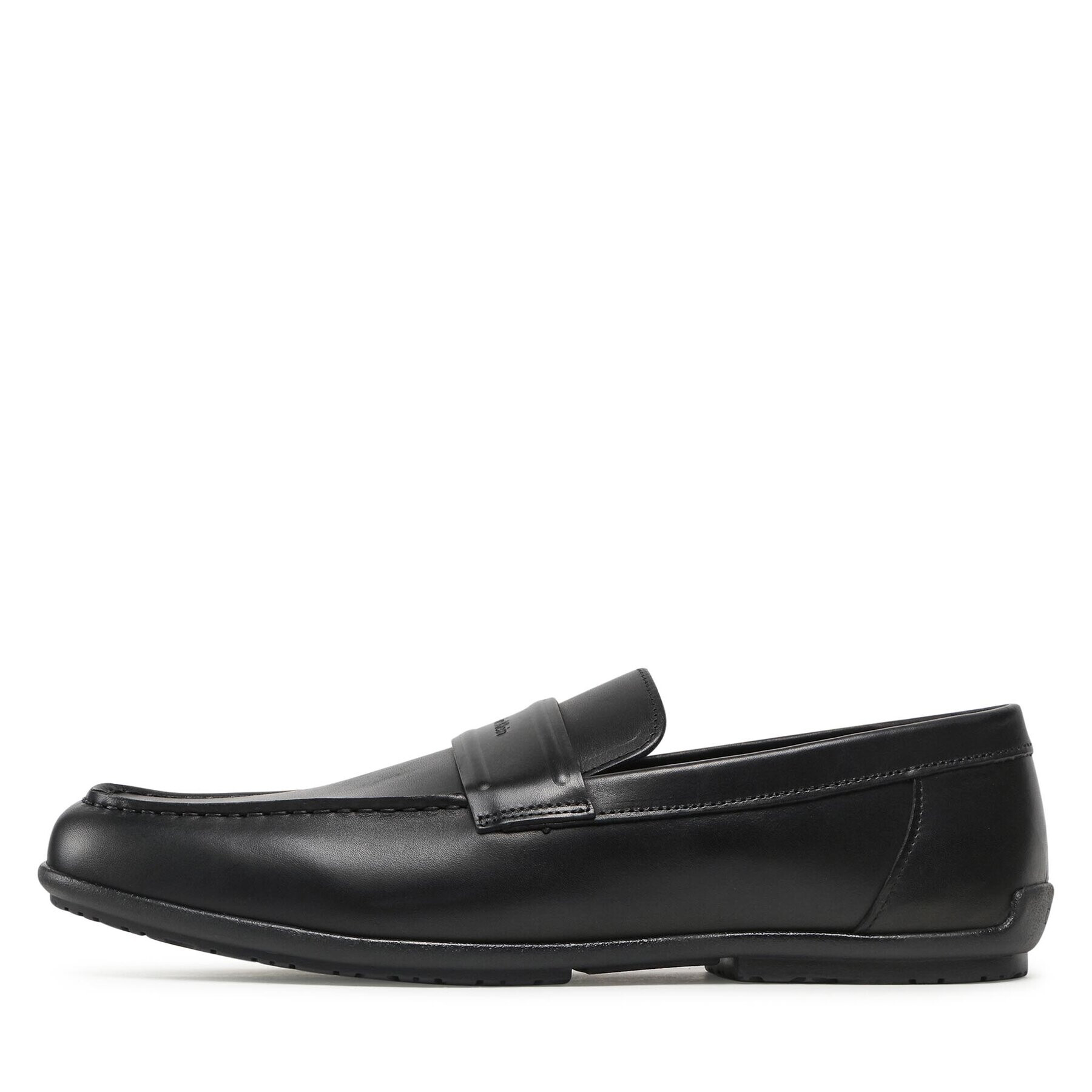 Calvin Klein Мокасини Driver High Freq Lth HM0HM00969 Черен - Pepit.bg
