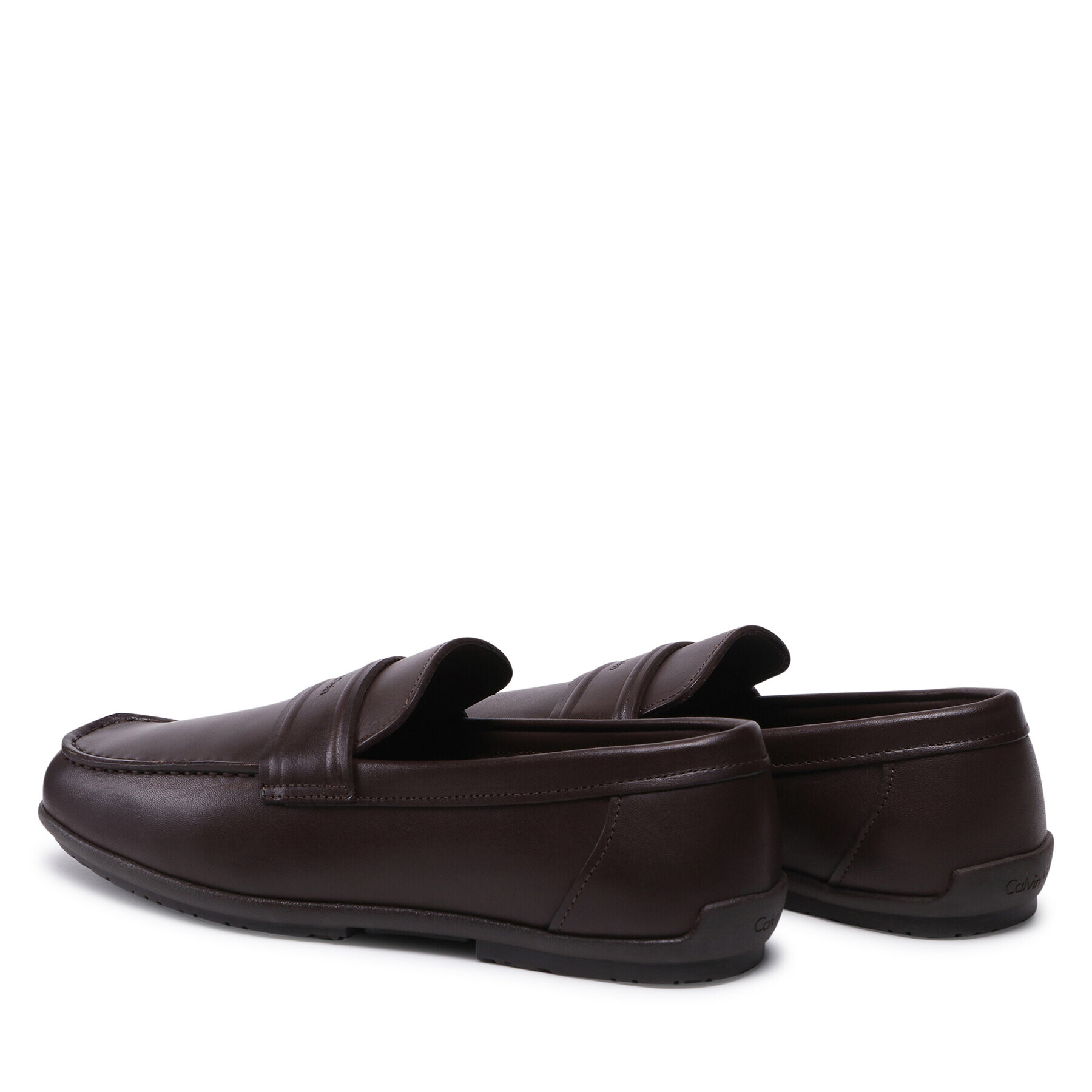 Calvin Klein Мокасини Driver High Freq Lth HM0HM00969 Кафяв - Pepit.bg
