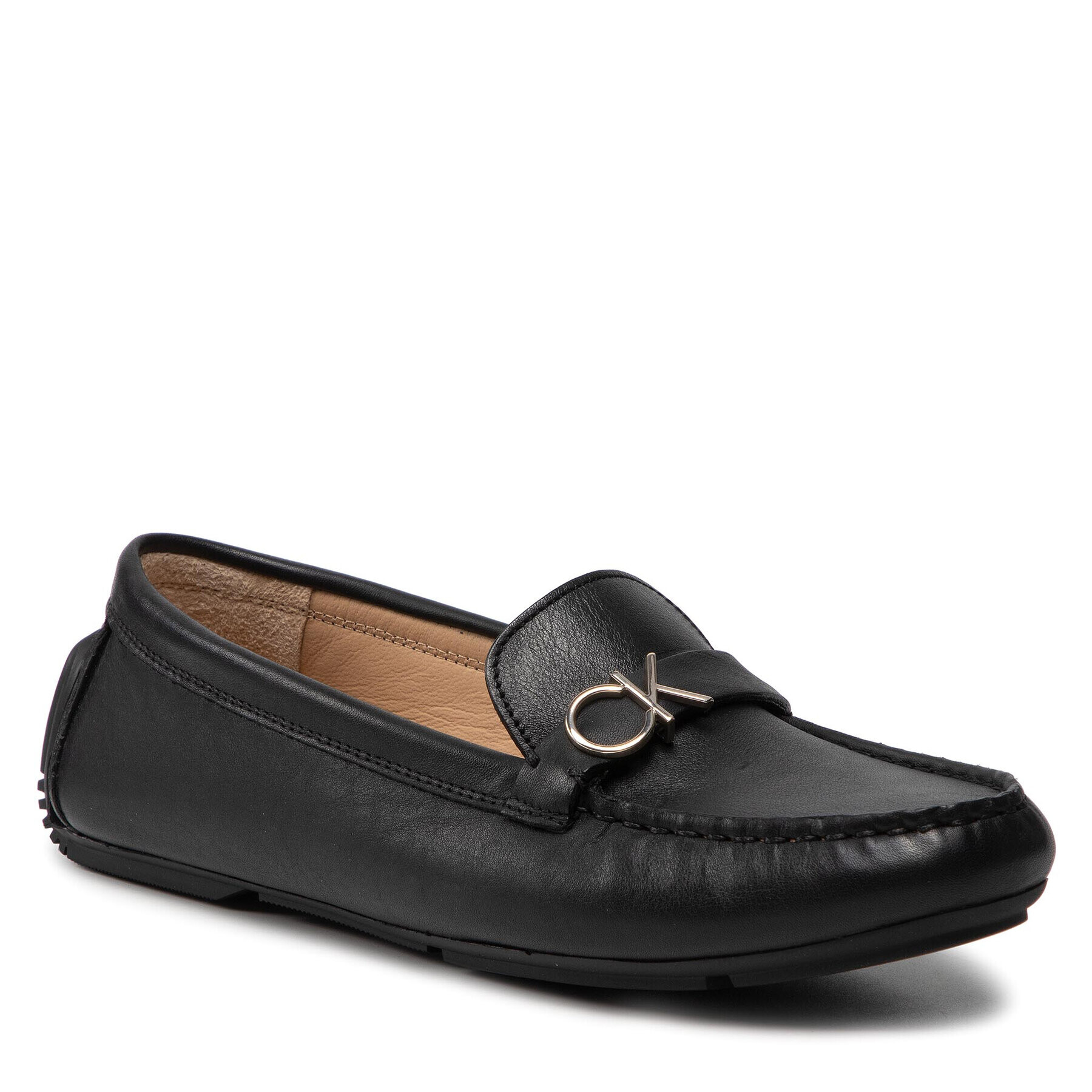 Calvin Klein Мокасини Driving Moc HW0HW00774 Черен - Pepit.bg