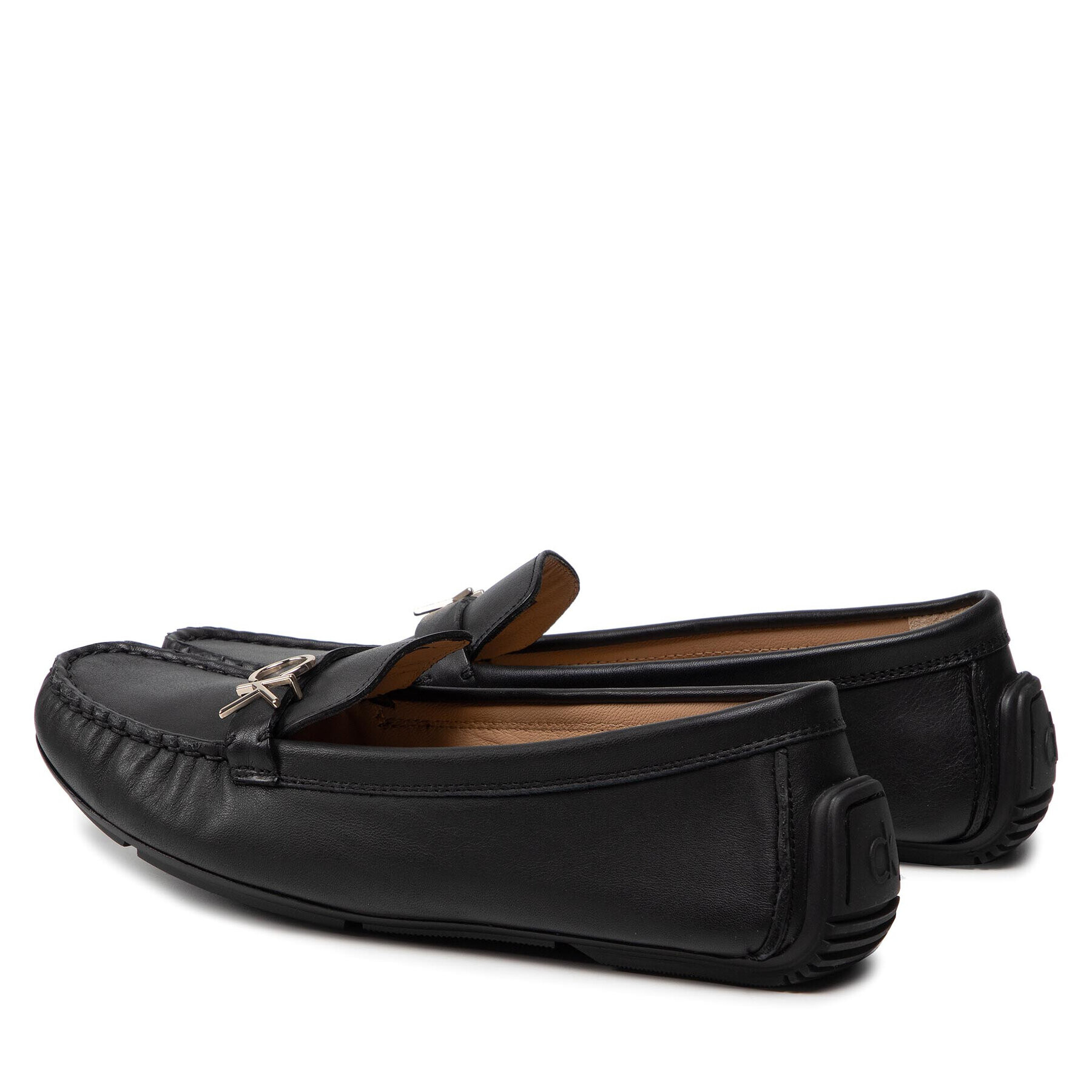 Calvin Klein Мокасини Driving Moc HW0HW00774 Черен - Pepit.bg