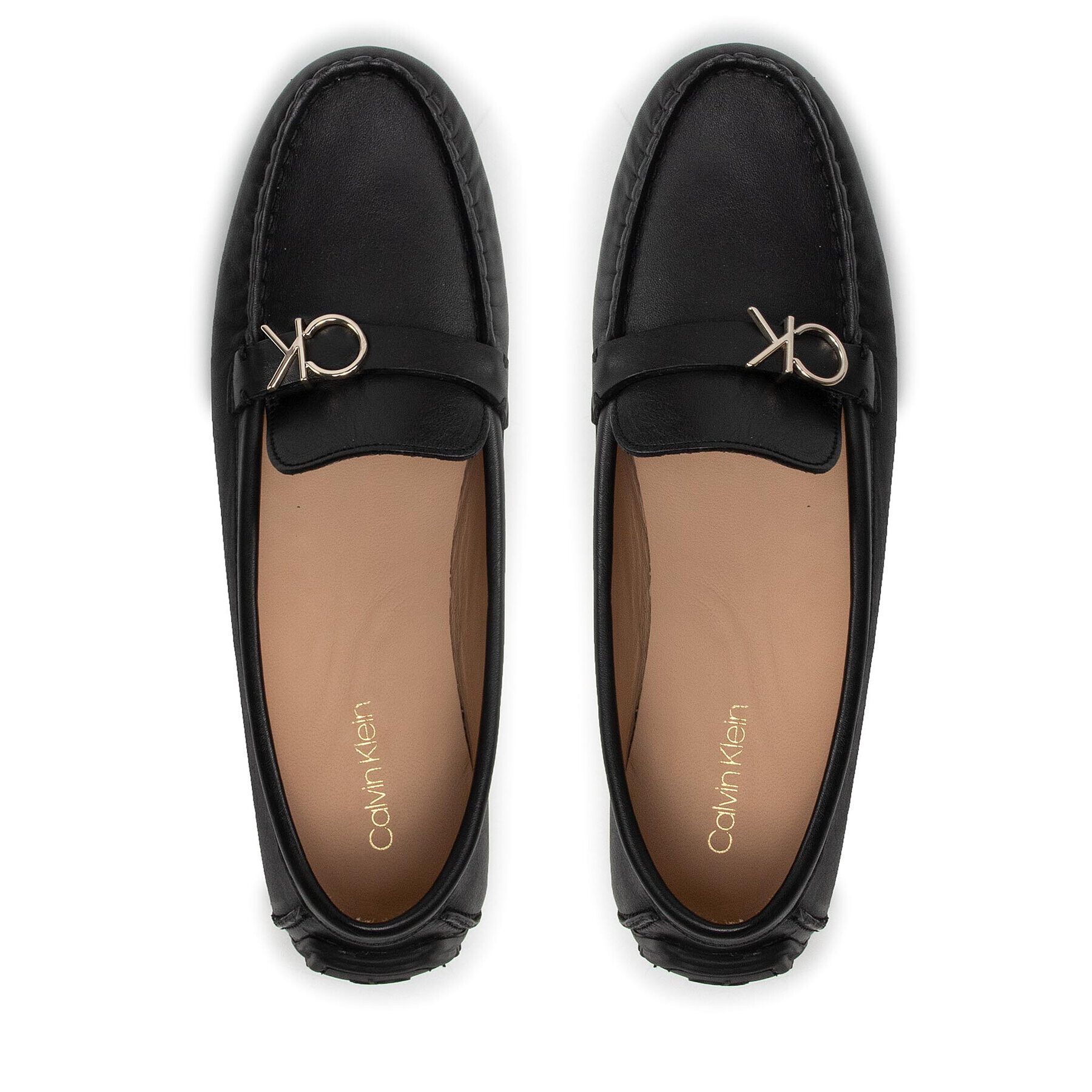 Calvin Klein Мокасини Driving Moc HW0HW00774 Черен - Pepit.bg