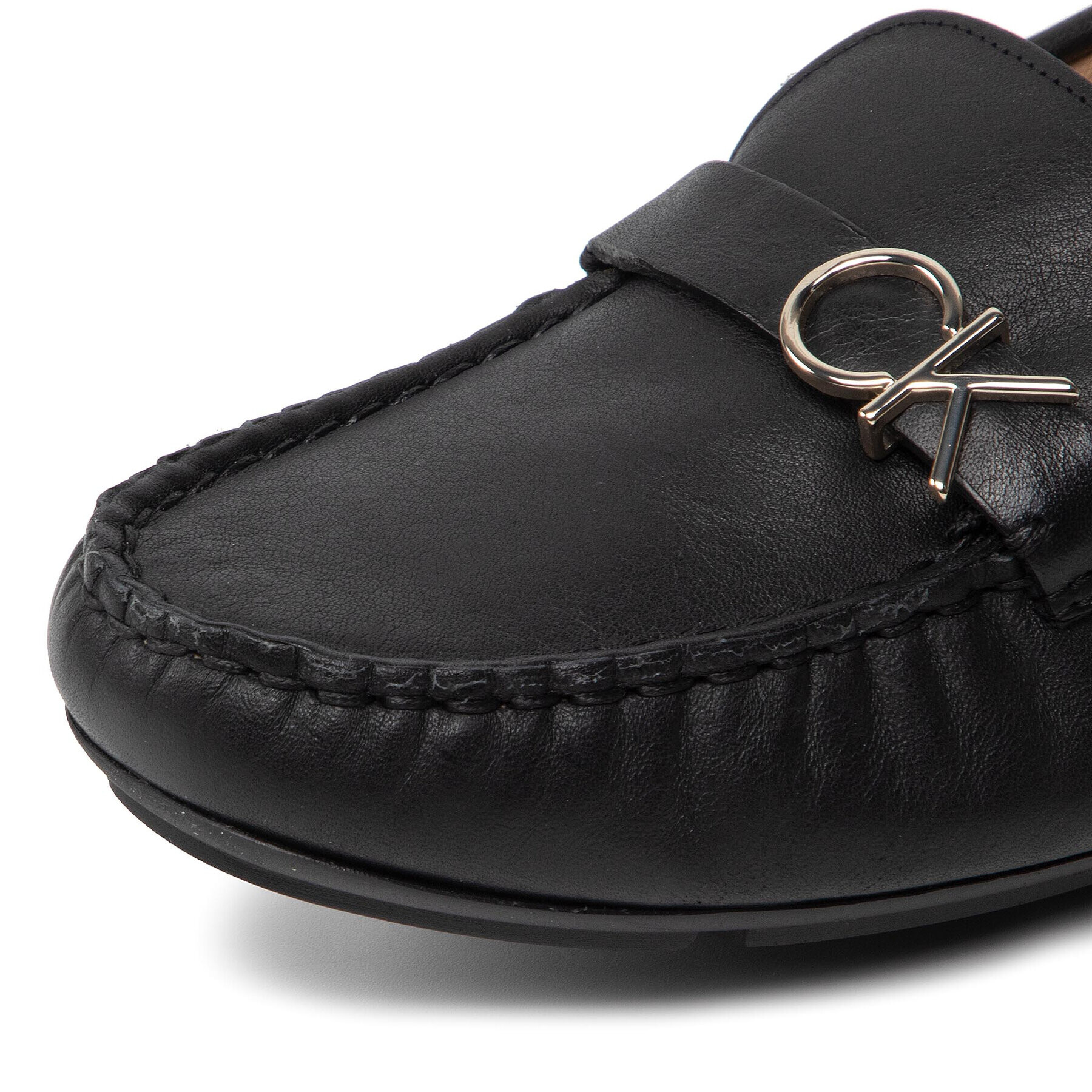 Calvin Klein Мокасини Driving Moc HW0HW00774 Черен - Pepit.bg