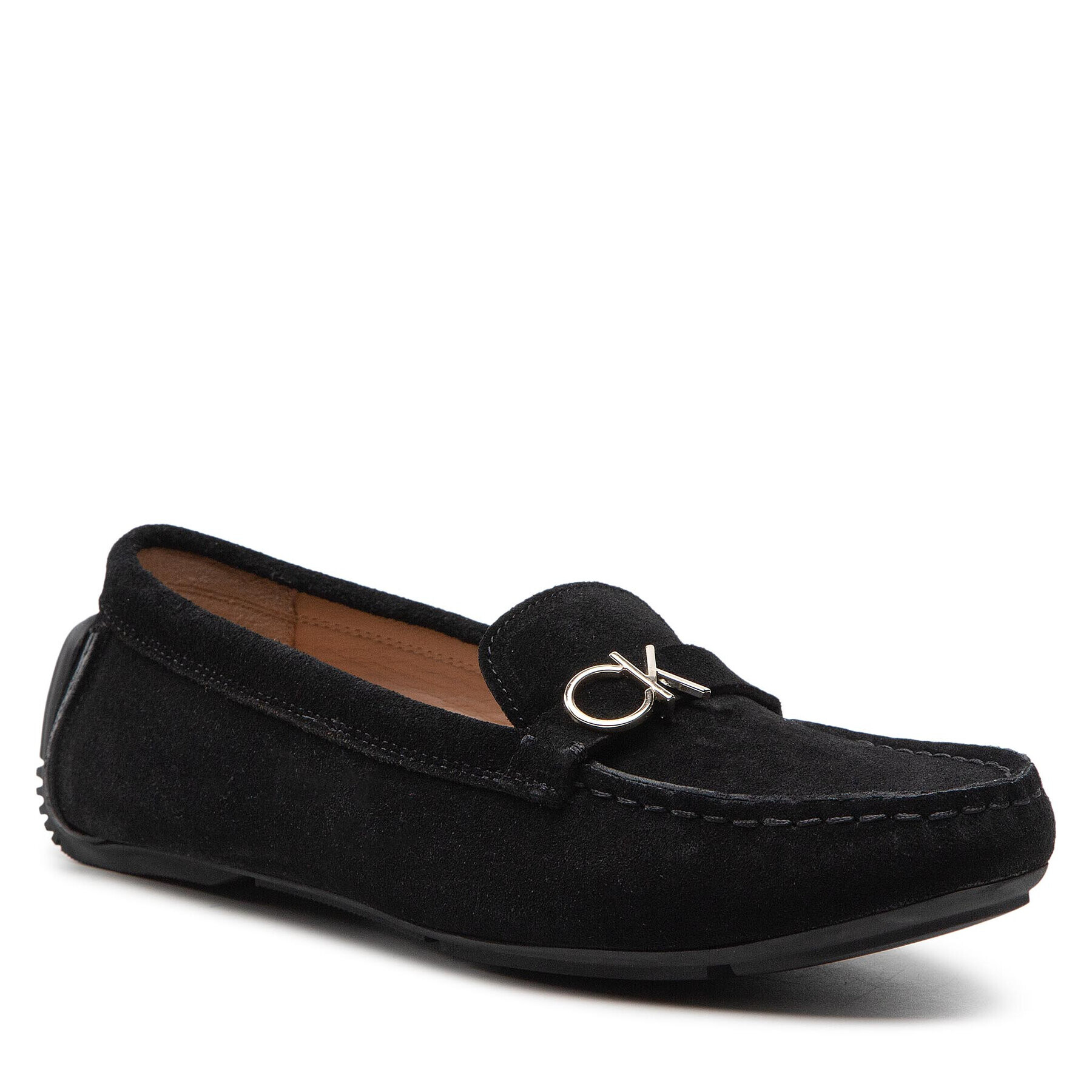 Calvin Klein Мокасини Driving Moc W/Hdw HW0HW01304 Черен - Pepit.bg