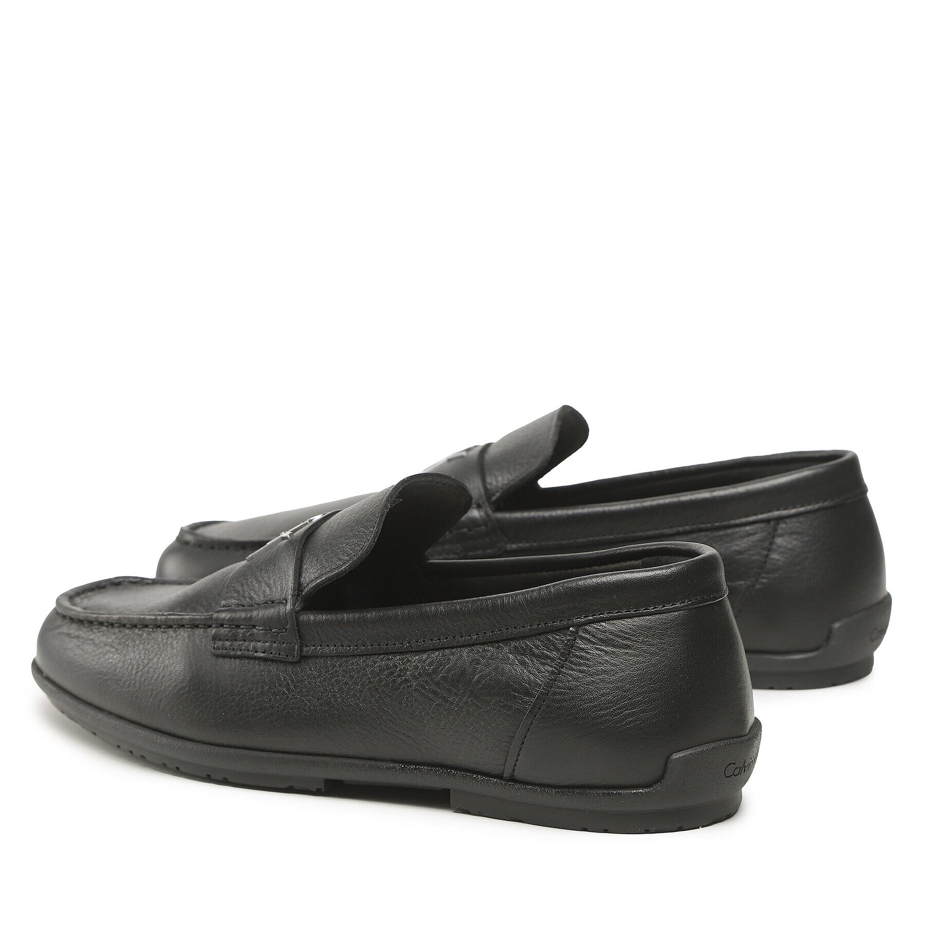 Calvin Klein Мокасини Driving Shoe Bold Logo HM0HM00891 Черен - Pepit.bg