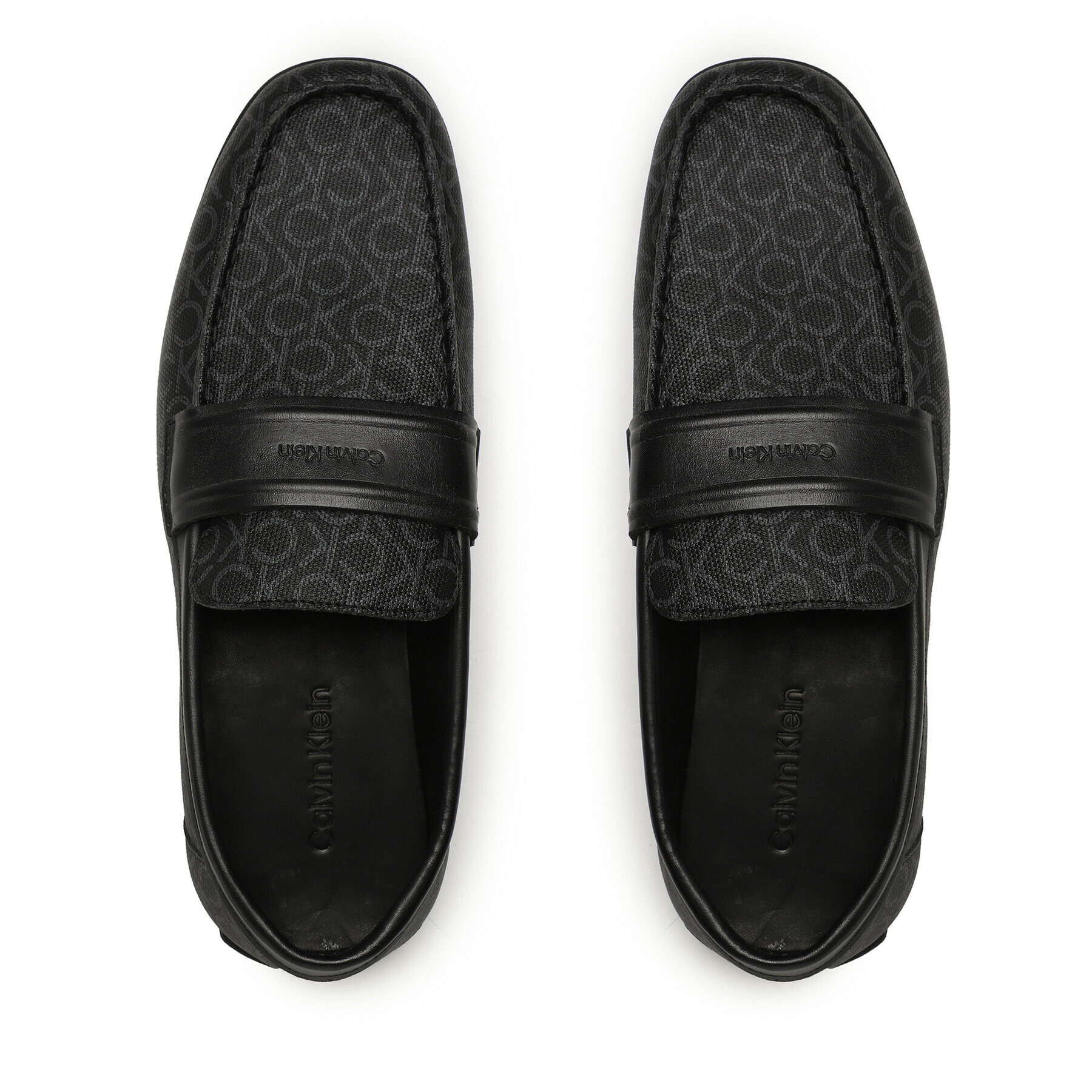 Calvin Klein Мокасини Driving Shoe Cv Mono HM0HM00521 Черен - Pepit.bg