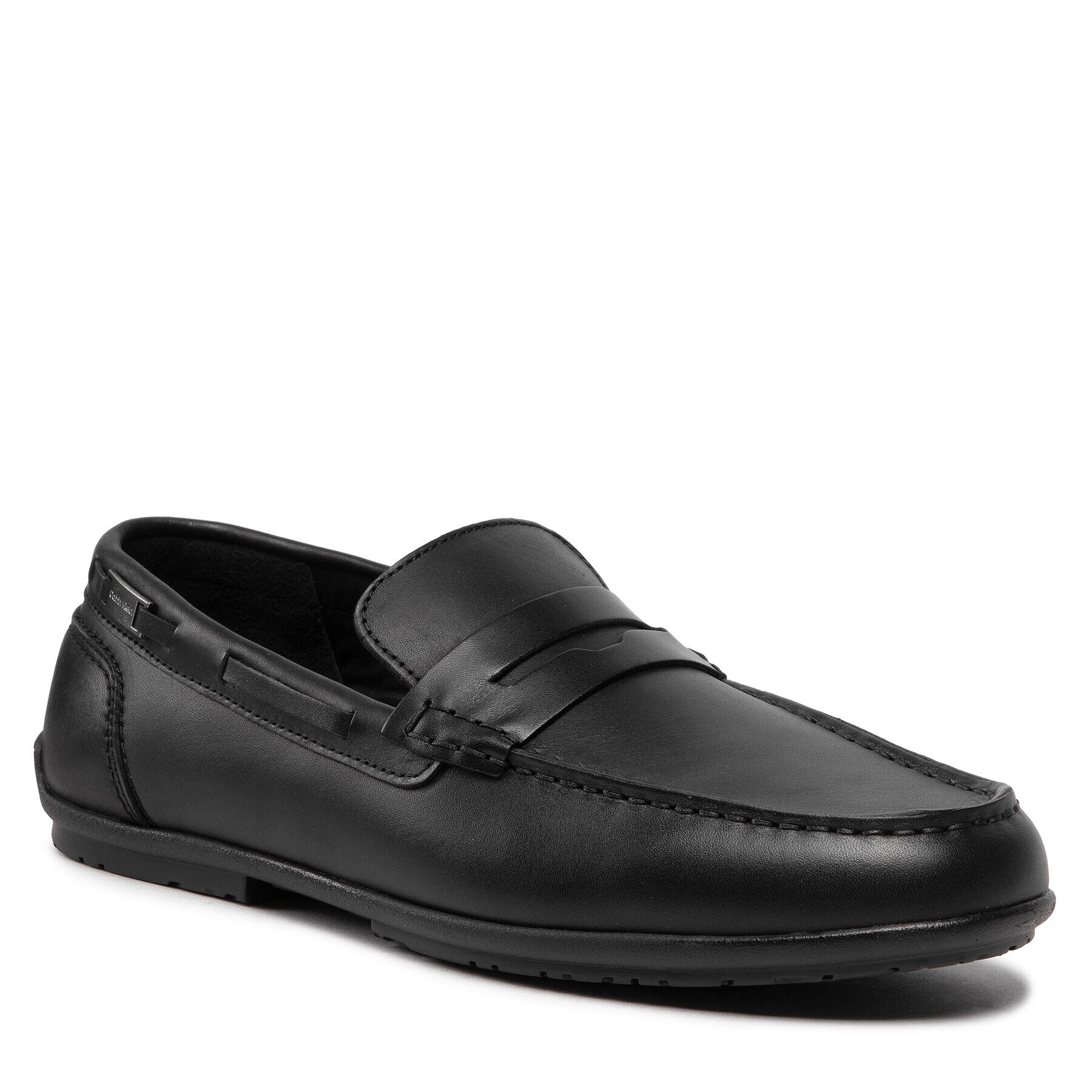 Calvin Klein Мокасини Logo Hw Driver HM0HM00654 Черен - Pepit.bg