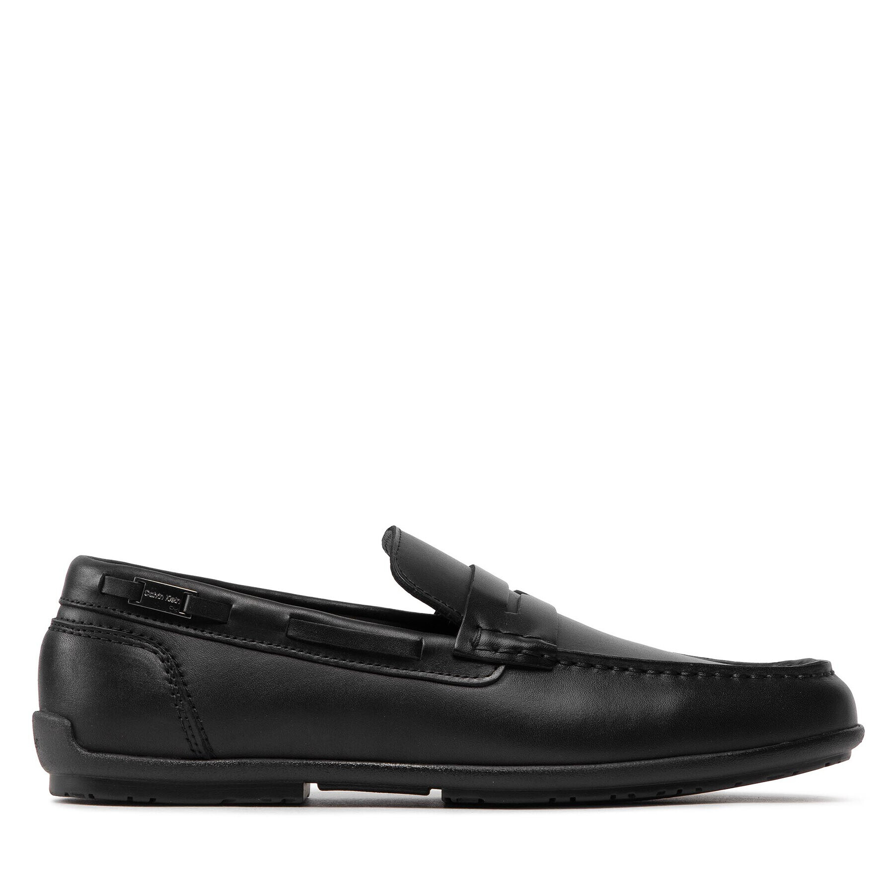 Calvin Klein Мокасини Logo Hw Driver HM0HM00654 Черен - Pepit.bg