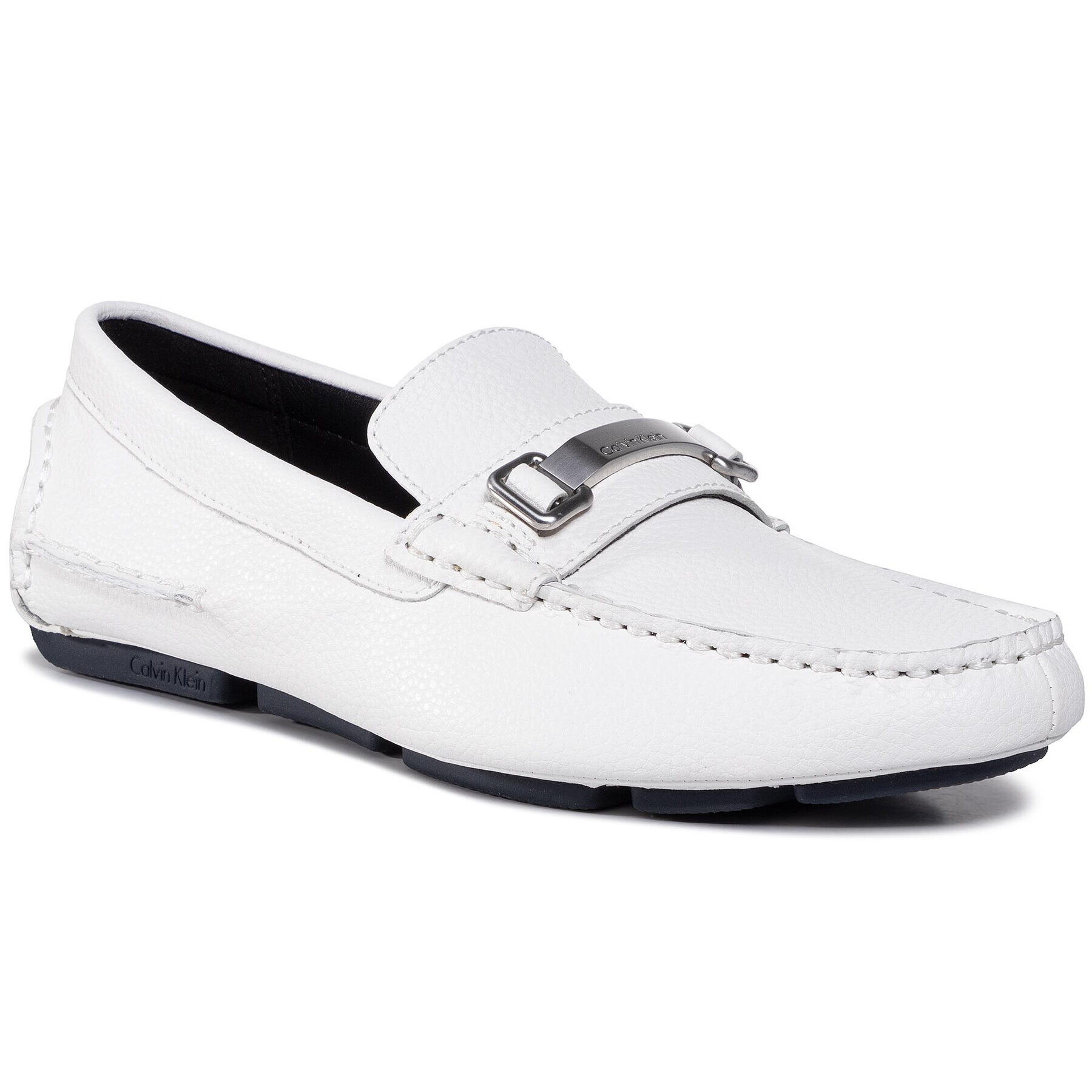 Calvin Klein Мокасини Mikos F1875 Бял - Pepit.bg