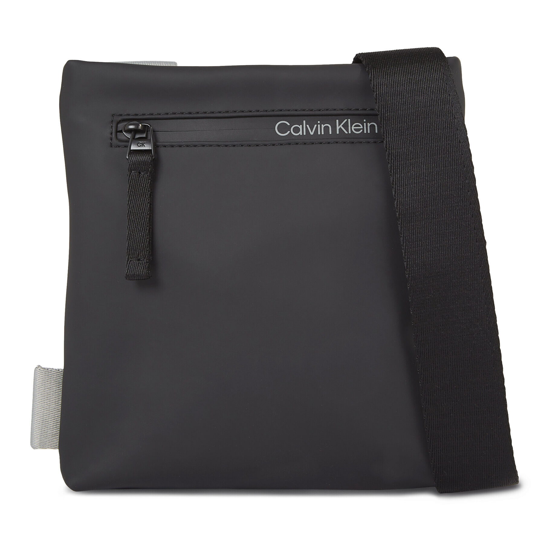 Calvin Klein Мъжка чантичка Rubberized Conv Flatpack S K50K510795 Черен - Pepit.bg