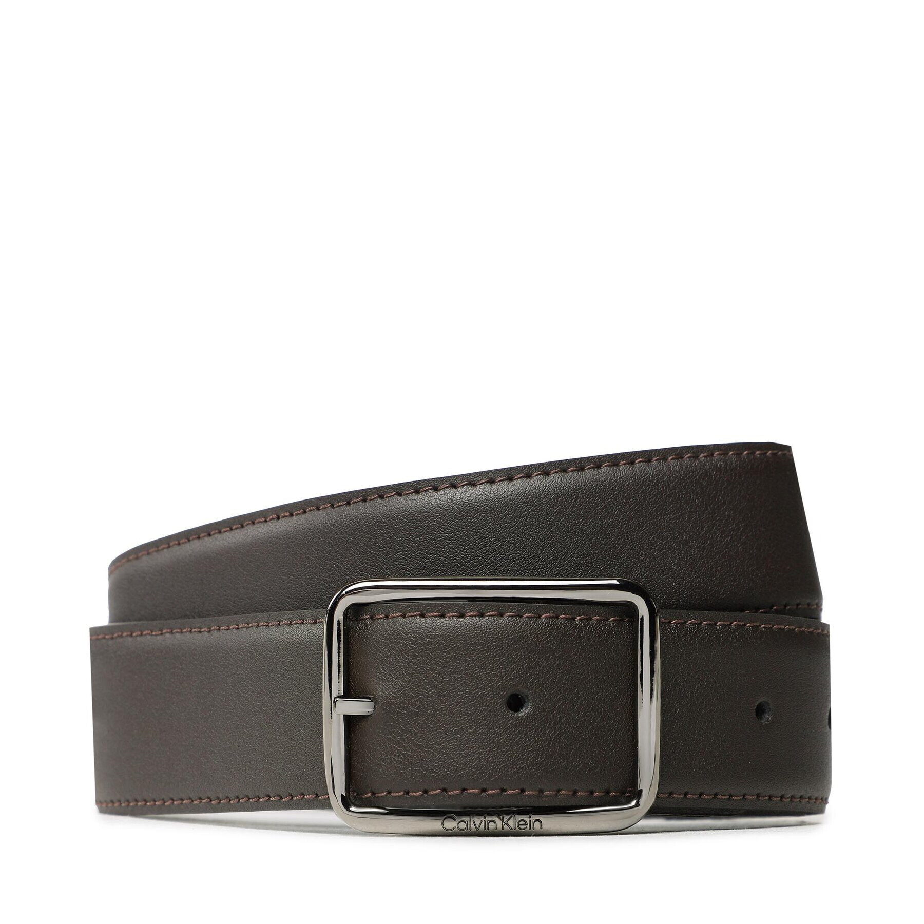 Calvin Klein Мъжки колан Adj Double Frame 35Mm K50K510362 Кафяв - Pepit.bg