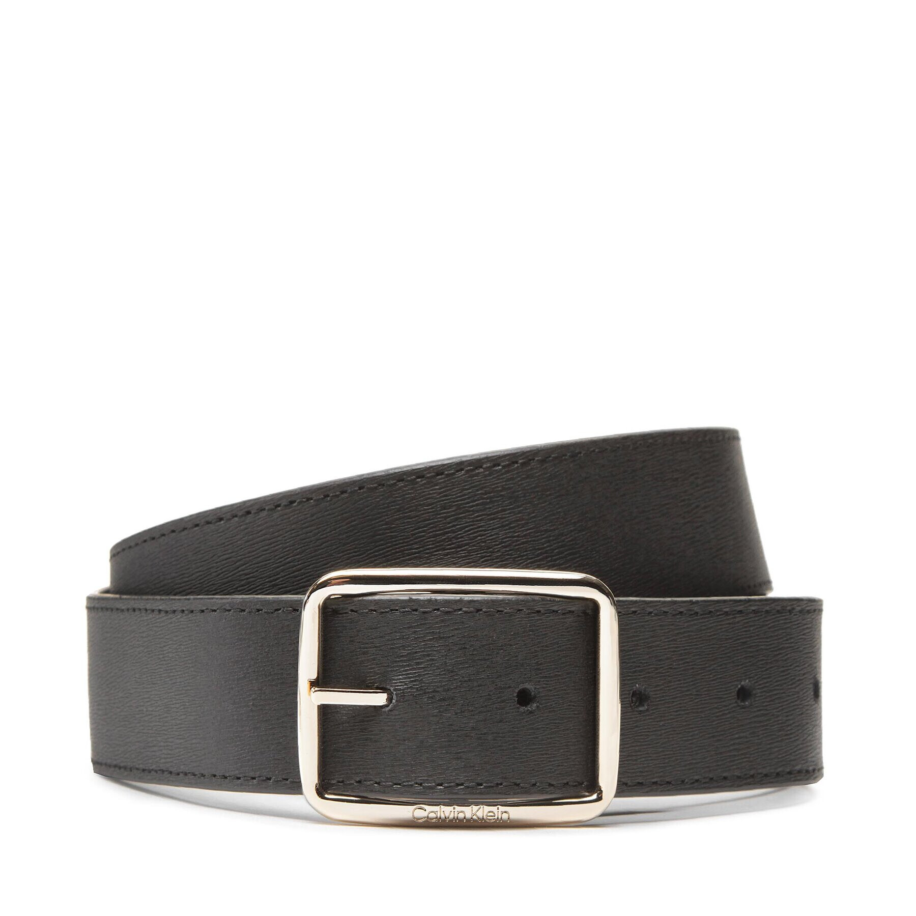 Calvin Klein Мъжки колан Adj Double Frame Epi 35Mm K50K510375 Черен - Pepit.bg