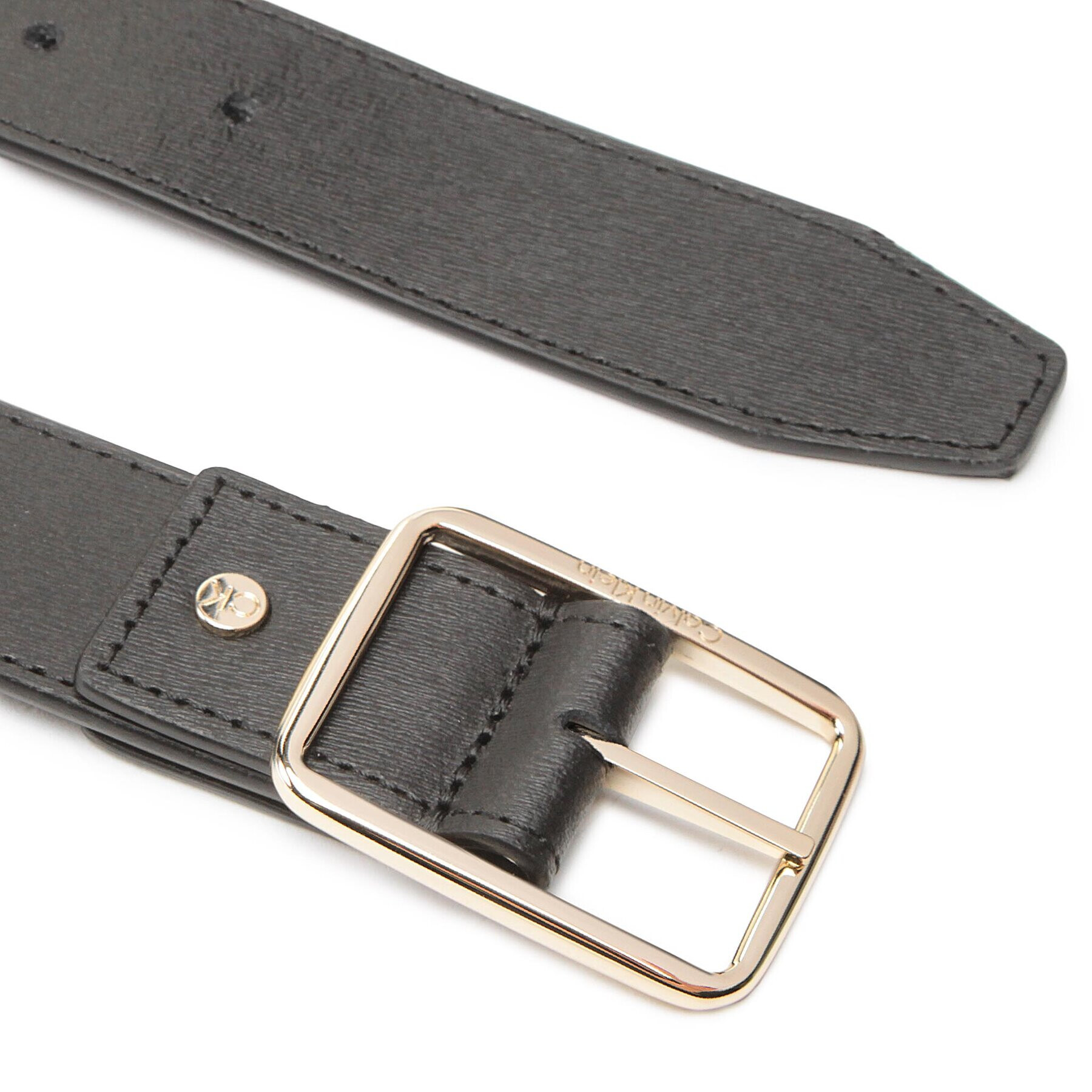 Calvin Klein Мъжки колан Adj Double Frame Epi 35Mm K50K510375 Черен - Pepit.bg