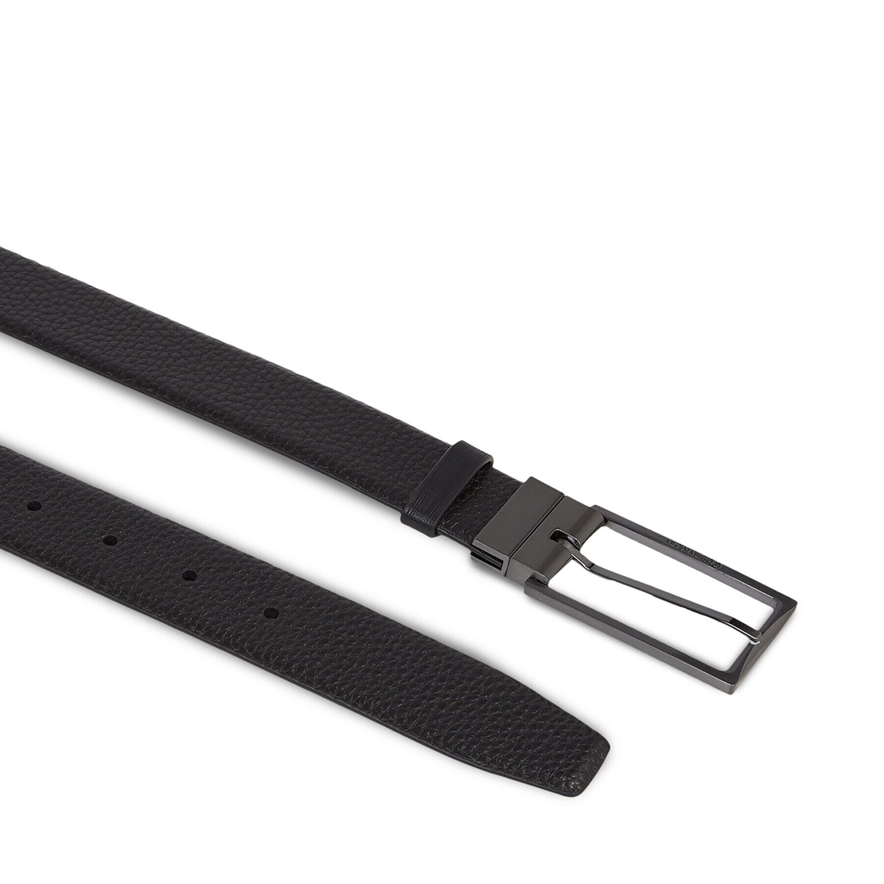 Calvin Klein Мъжки колан Adj/Rev Slim Frame Tex K50K510932 Черен - Pepit.bg