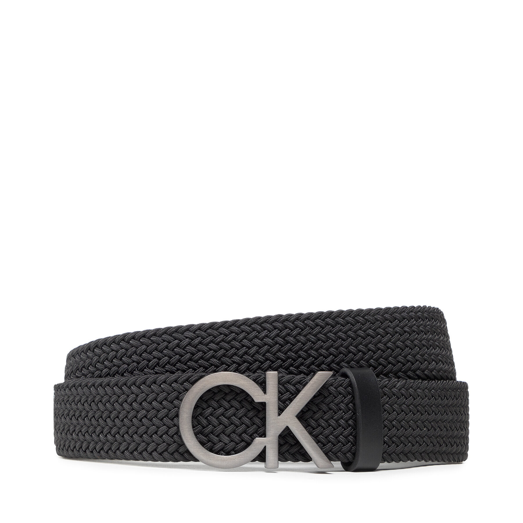 Calvin Klein Мъжки колан Ck Metal Braided Elastic 35mm K50K508748 Черен - Pepit.bg