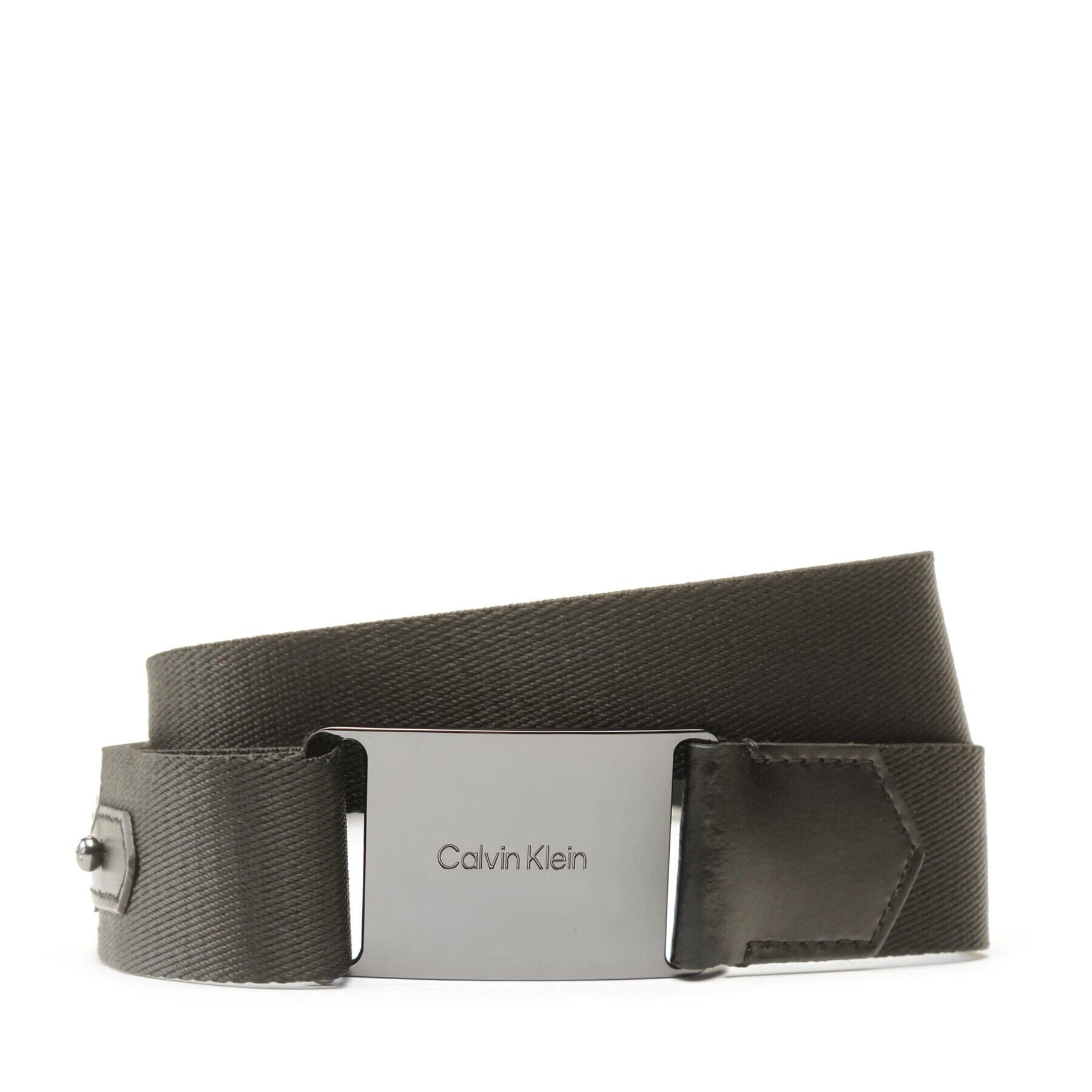 Calvin Klein Мъжки колан Plaque Webbing 35Mm K50K510355 Черен - Pepit.bg