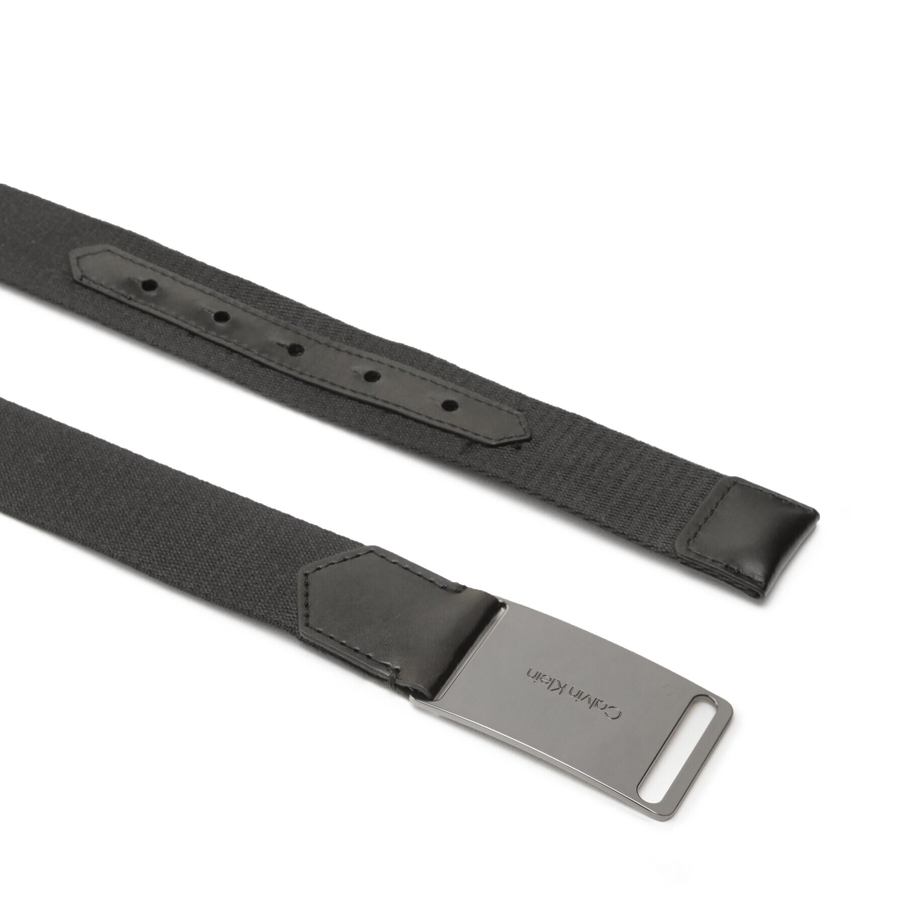 Calvin Klein Мъжки колан Plaque Webbing 35Mm K50K510355 Черен - Pepit.bg