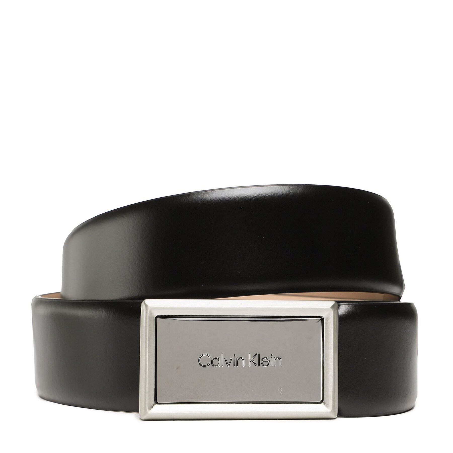 Calvin Klein Мъжки колан Pyramid Plaque 35Mm K50K510220 Черен - Pepit.bg