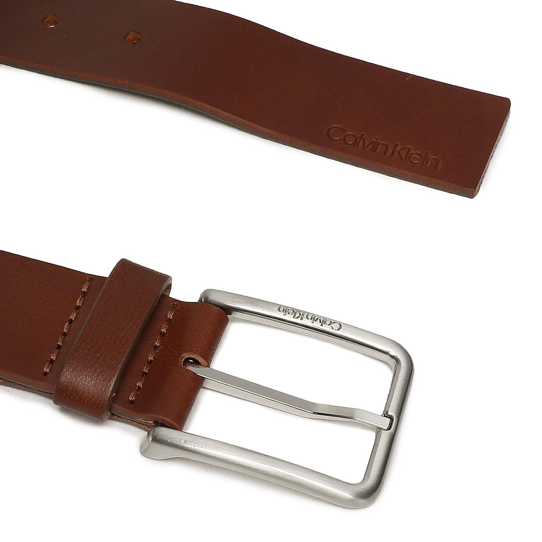 Calvin Klein Мъжки колан Warmth 35Mm K50K509195 Кафяв - Pepit.bg