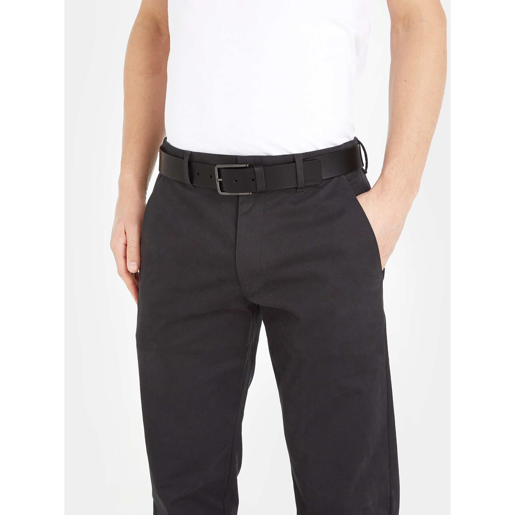 Calvin Klein Мъжки колан Warmth K50K510637 Черен - Pepit.bg