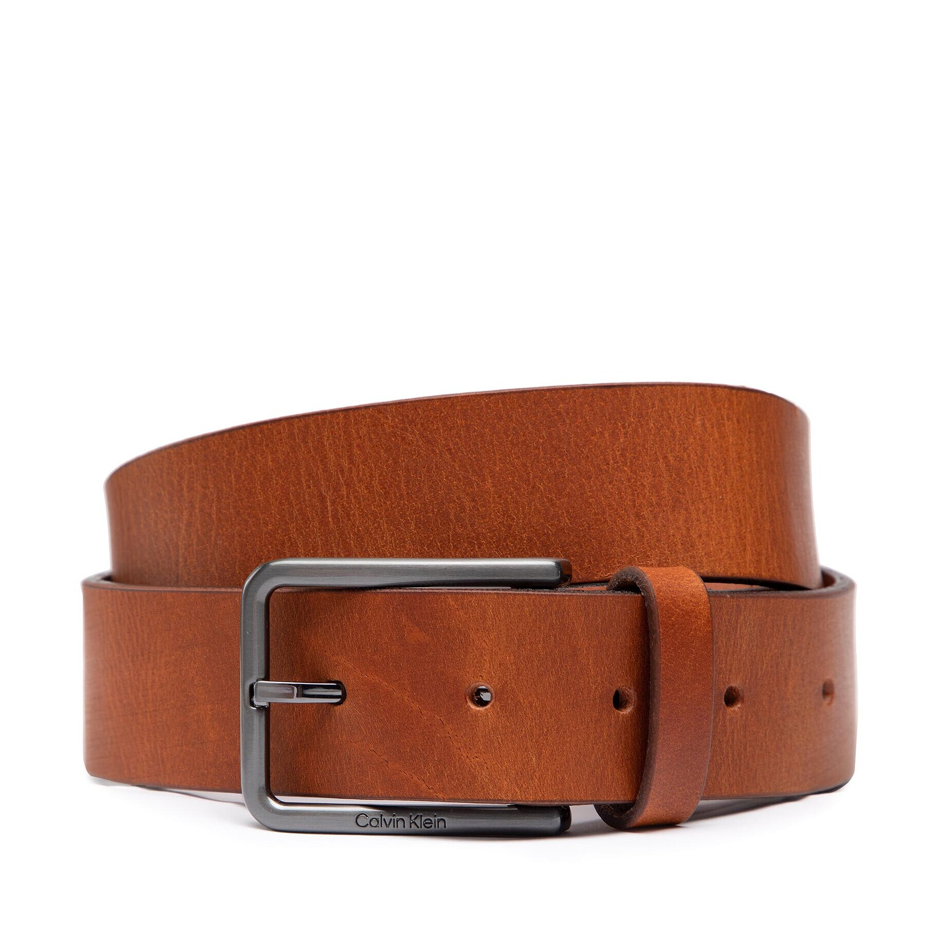 Calvin Klein Мъжки колан Warmth Oiled Grain 35Mm K50K509654 Кафяв - Pepit.bg