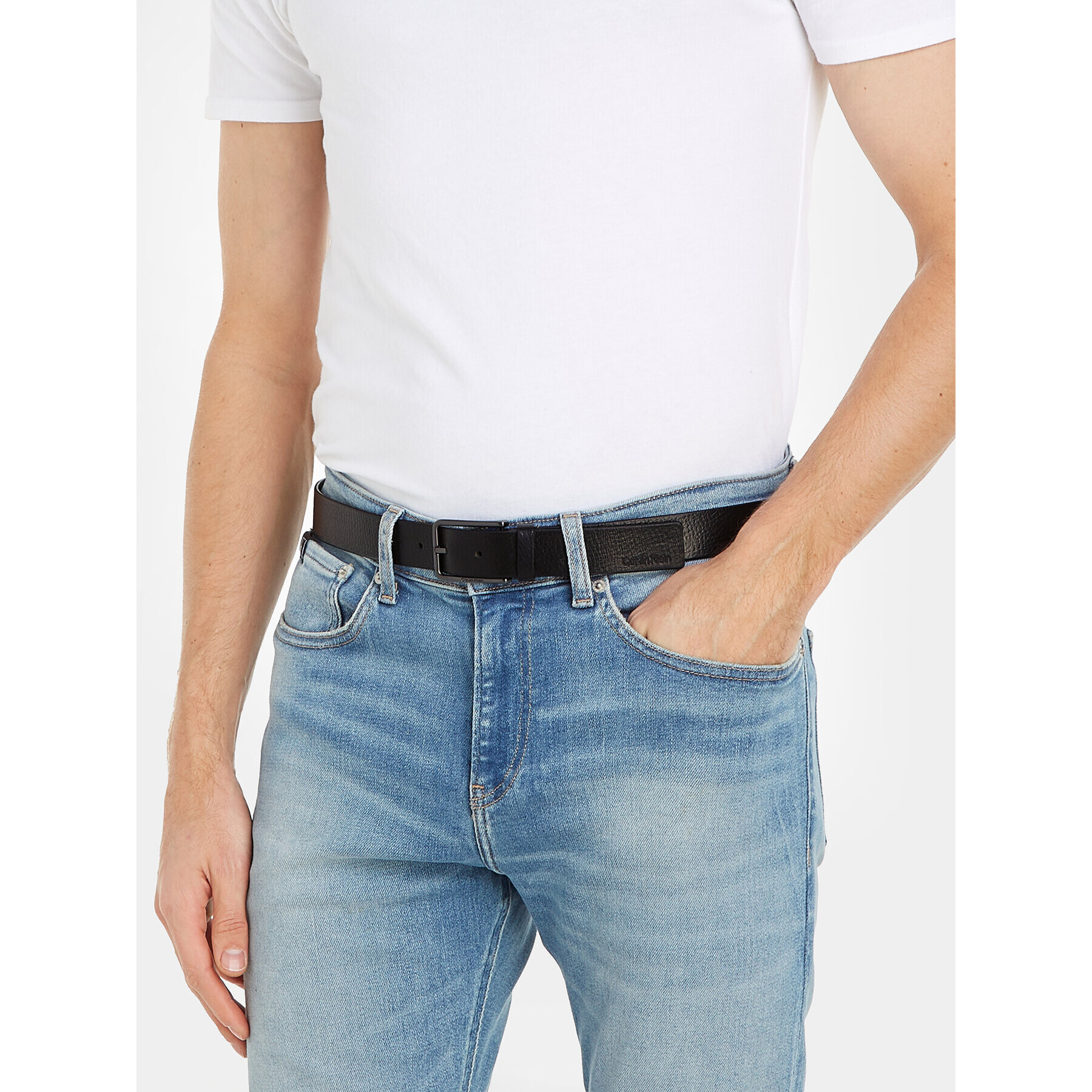Calvin Klein Мъжки колан Warmth Pb K50K510631 Черен - Pepit.bg