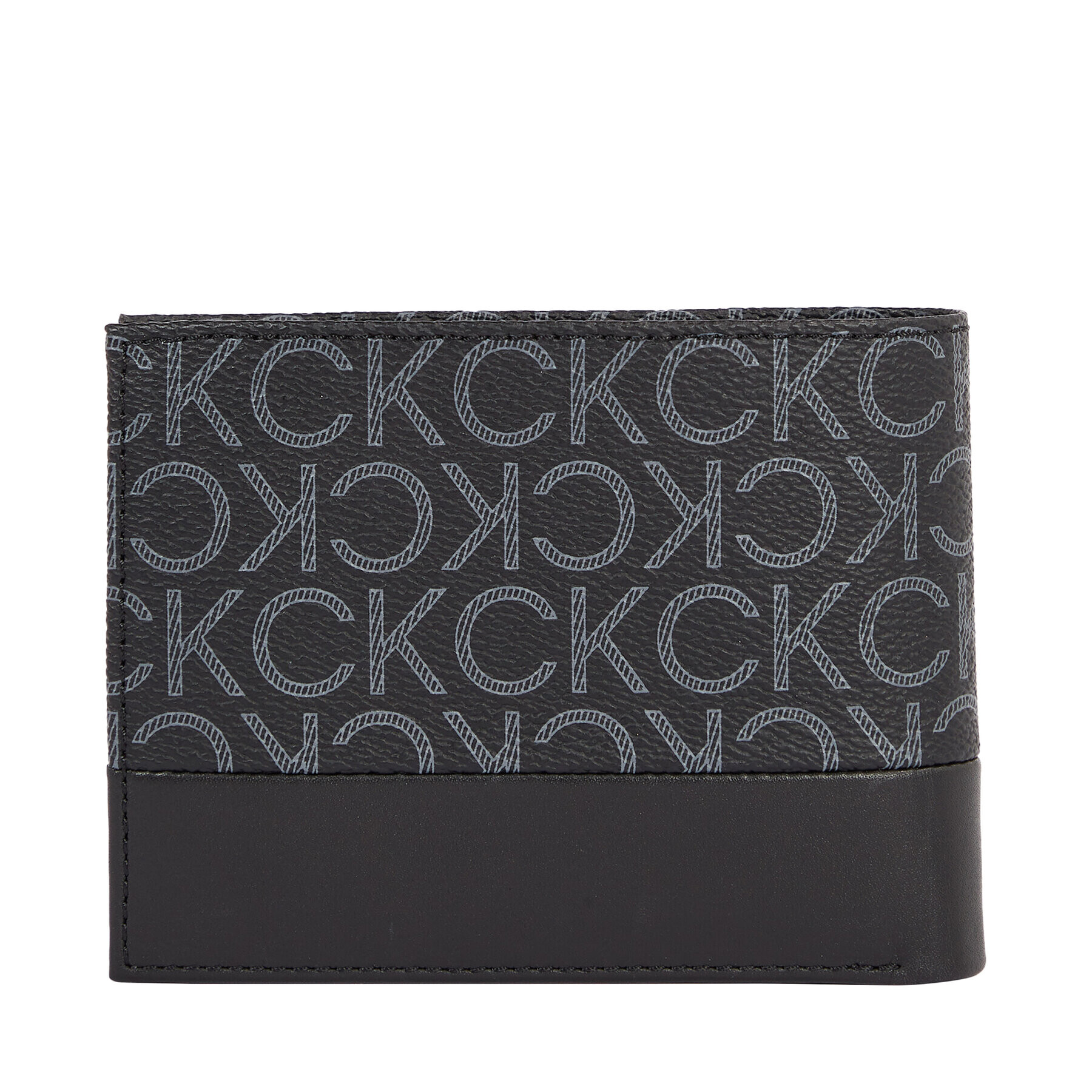 Calvin Klein Мъжки портфейл Subtle Mono Trifold 10Cc W/Coin K50K509238 Черен - Pepit.bg