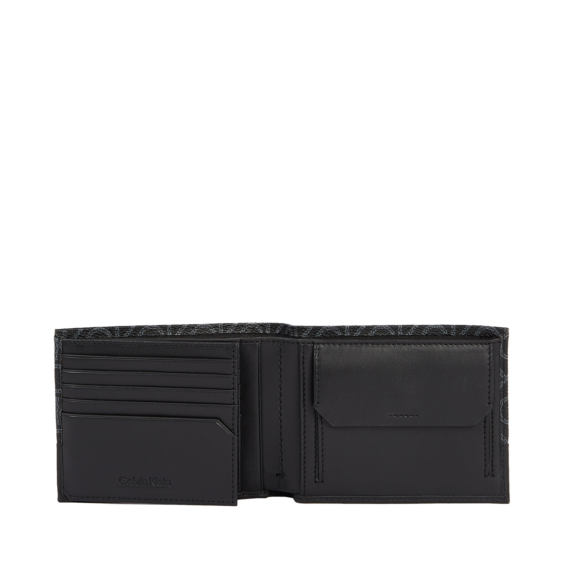 Calvin Klein Мъжки портфейл Subtle Mono Trifold 10Cc W/Coin K50K509238 Черен - Pepit.bg