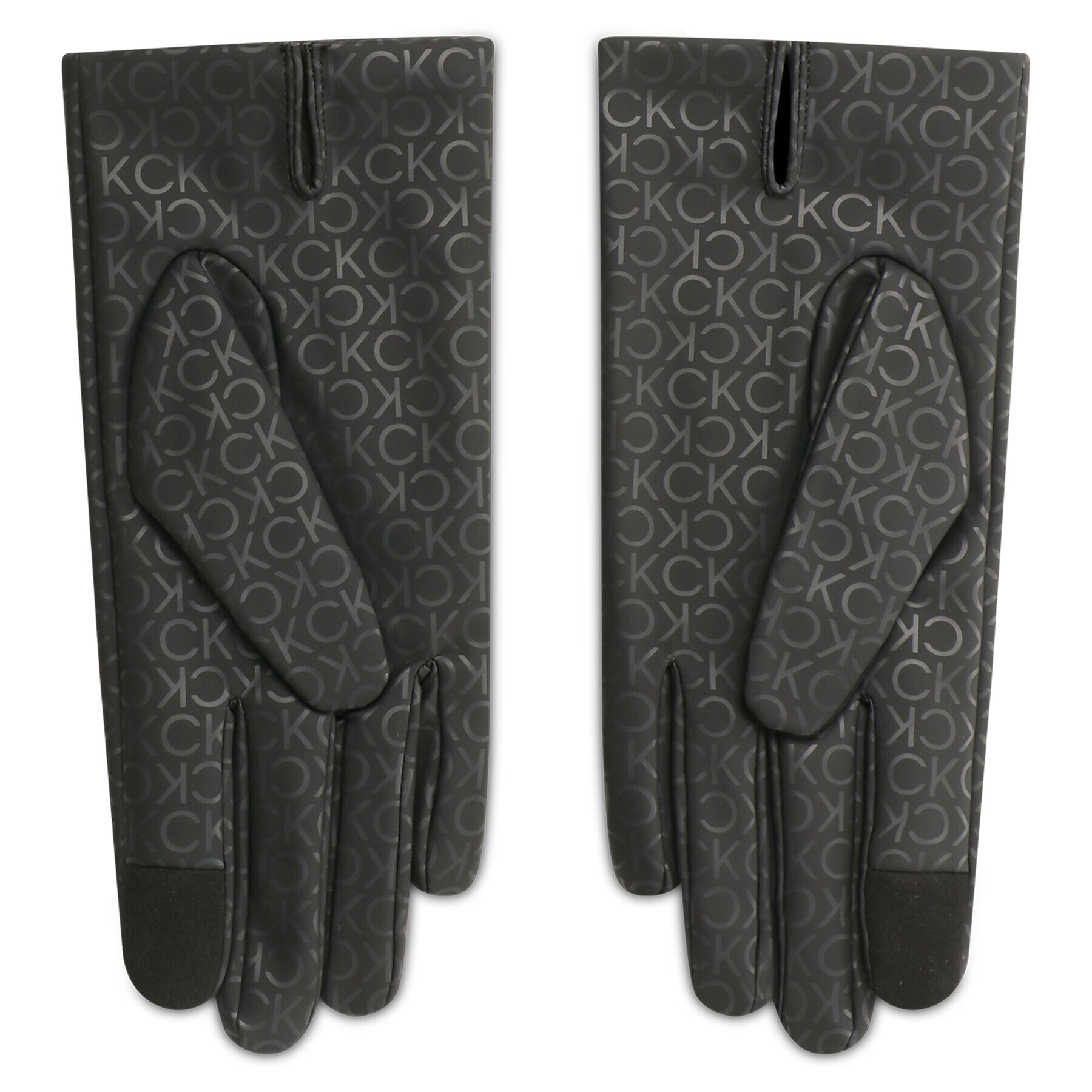 Calvin Klein Мъжки ръкавици Rubberized Gloves Warm Lined K50K509543 Черен - Pepit.bg