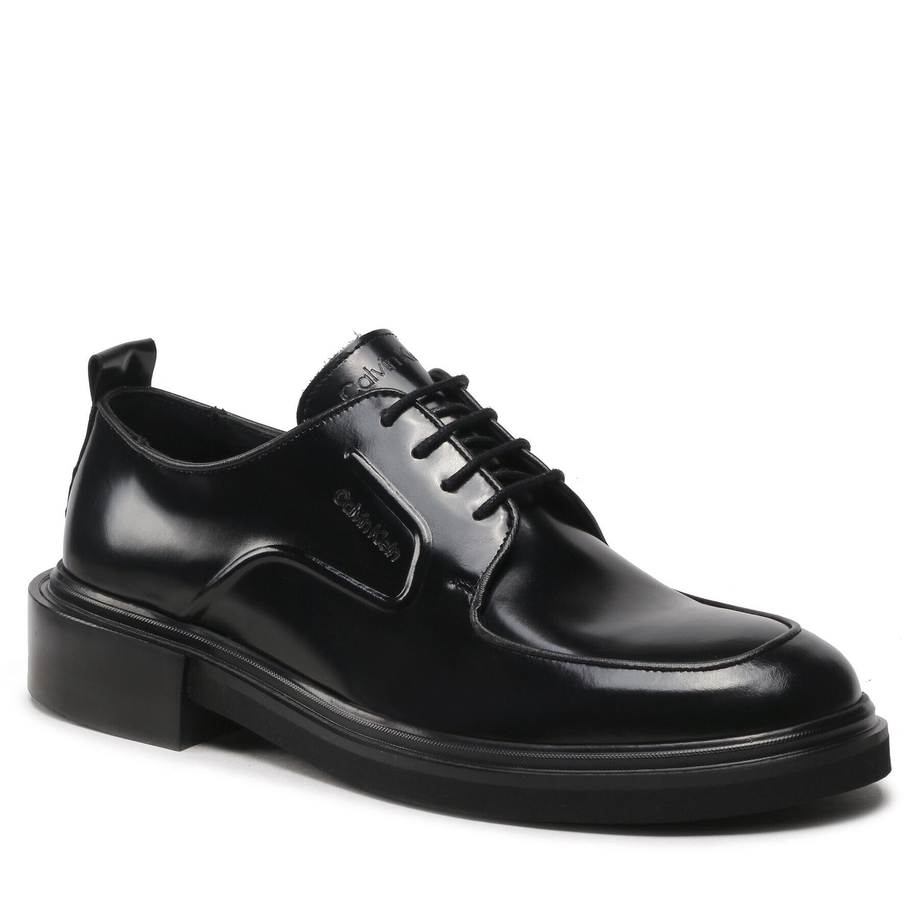 Calvin Klein Обувки Lace Up Derby Hf HM0HM00932 Черен - Pepit.bg