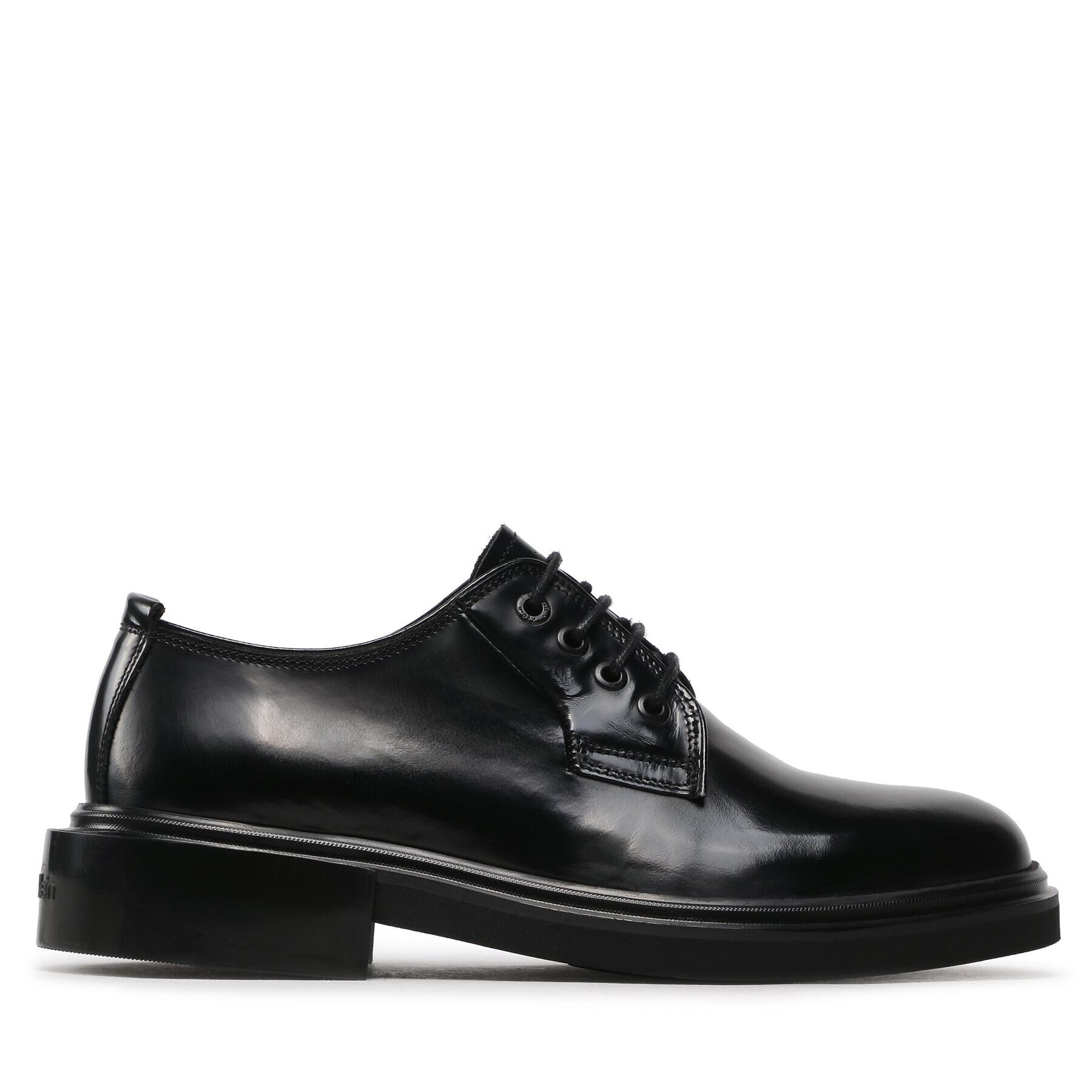 Calvin Klein Обувки Lace Up Derby HM0HM00657 Черен - Pepit.bg