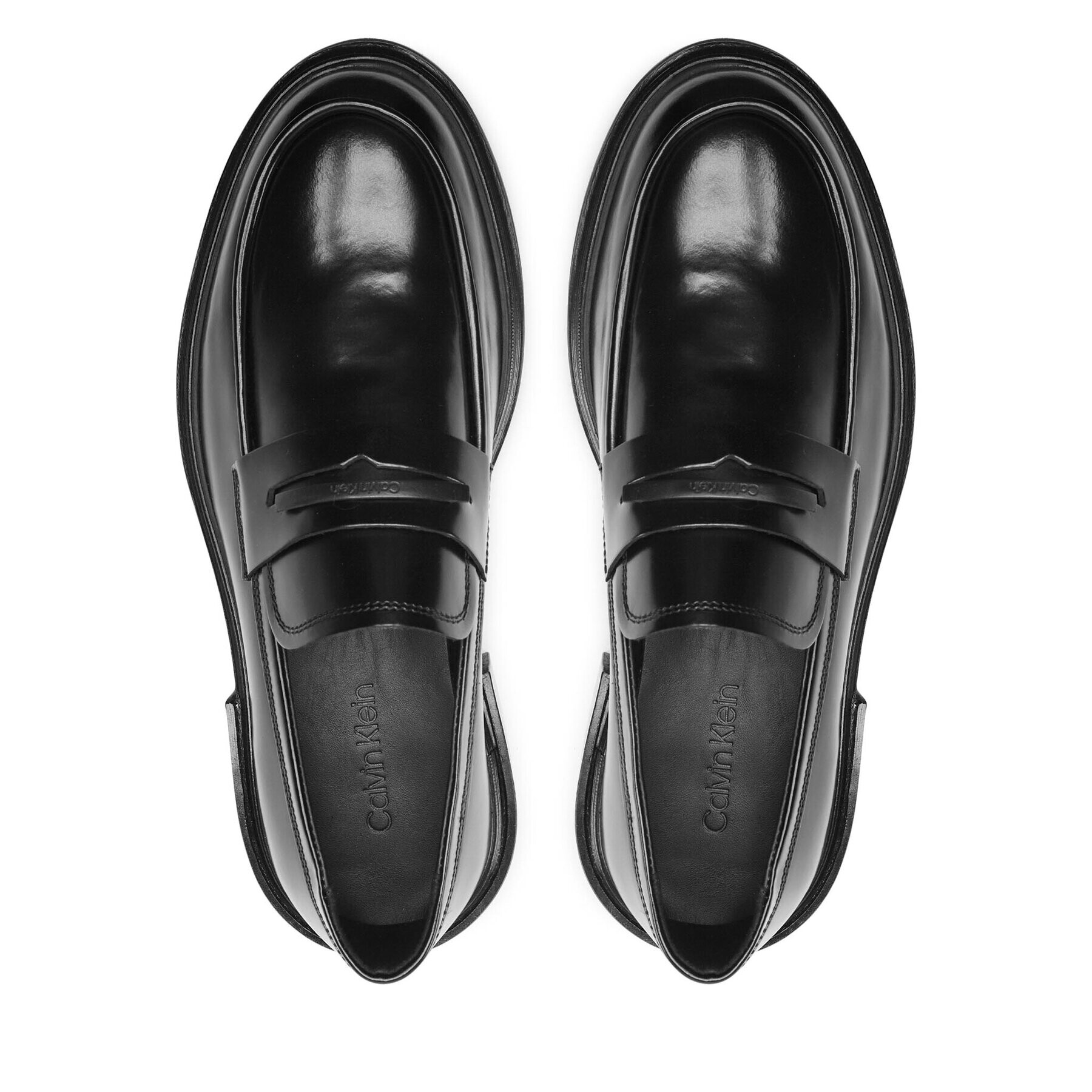 Calvin Klein Обувки Maccasin Hardware HM0HM00968 Черен - Pepit.bg