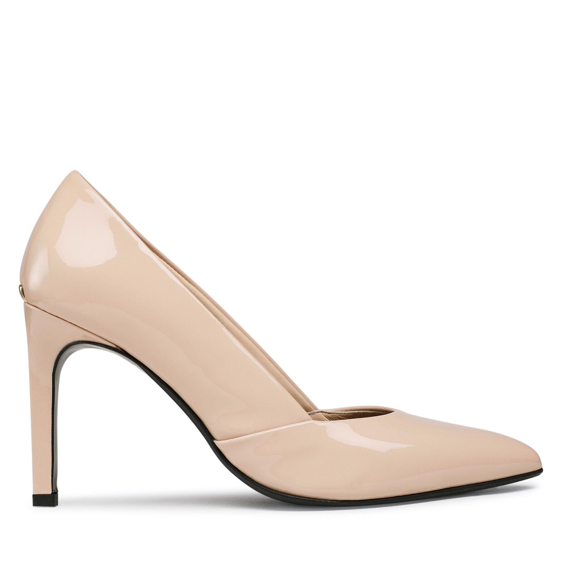 Calvin Klein Обувки на ток Stiletto Pump 90 HW0HW01633 Бежов - Pepit.bg