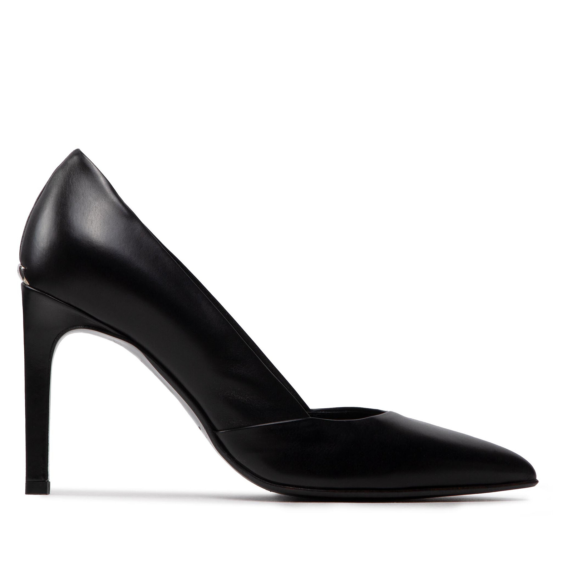 Calvin Klein Обувки на ток Stiletto Pump 90-Lth HW0HW01387 Черен - Pepit.bg