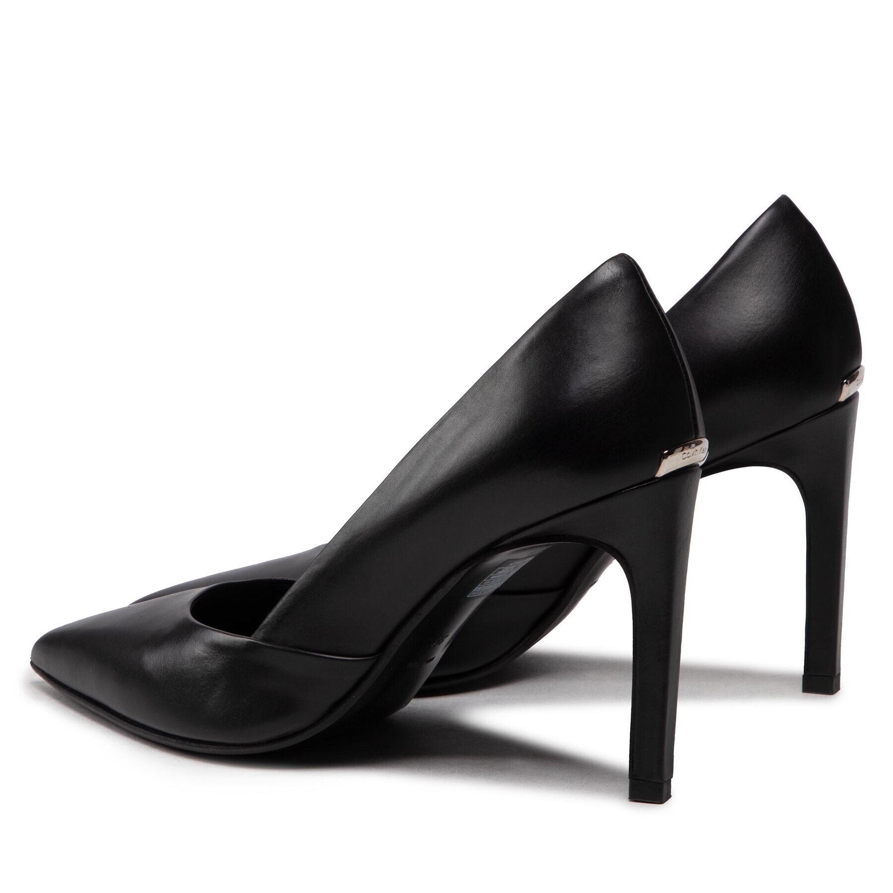 Calvin Klein Обувки на ток Stiletto Pump 90-Lth HW0HW01387 Черен - Pepit.bg