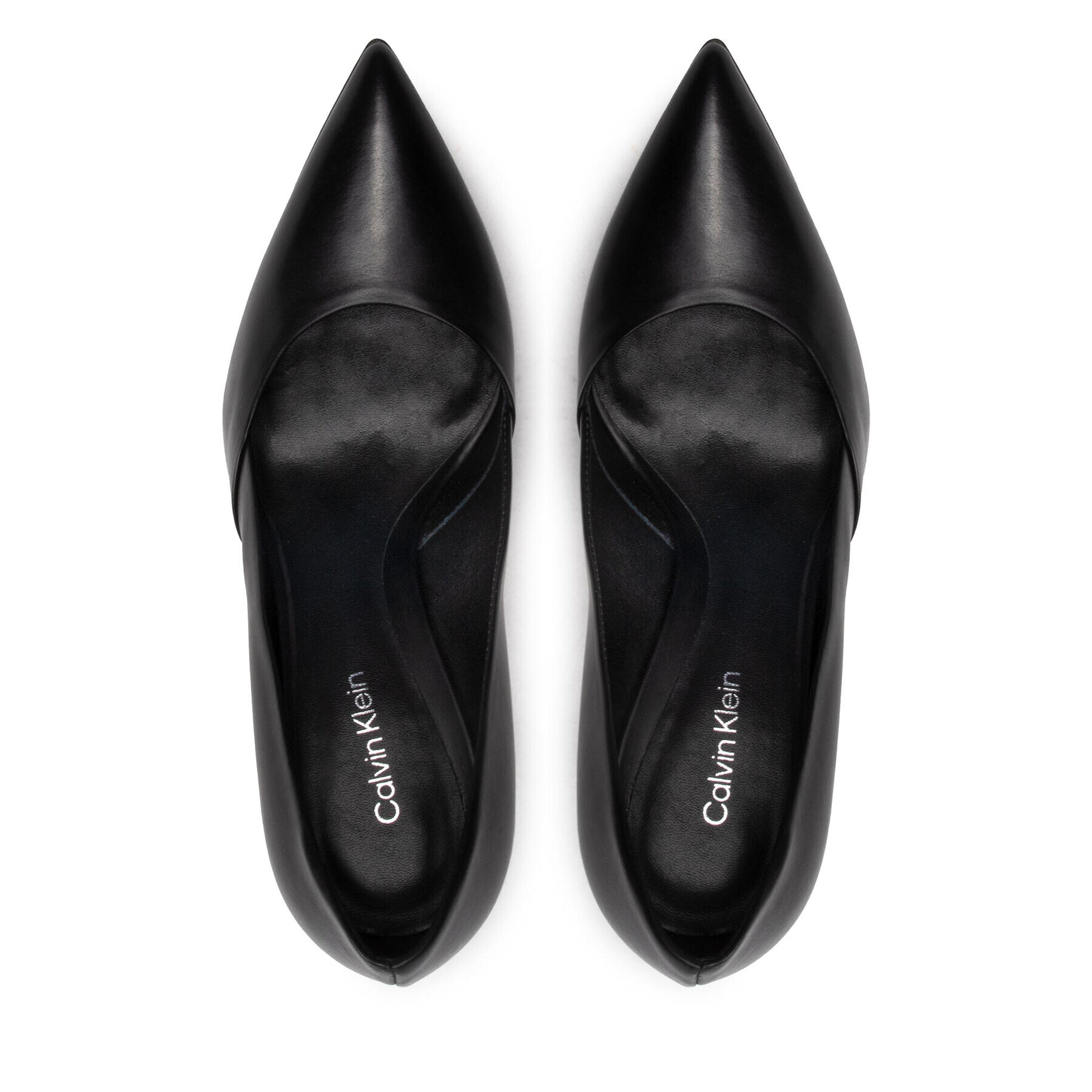 Calvin Klein Обувки на ток Stiletto Pump 90-Lth HW0HW01387 Черен - Pepit.bg