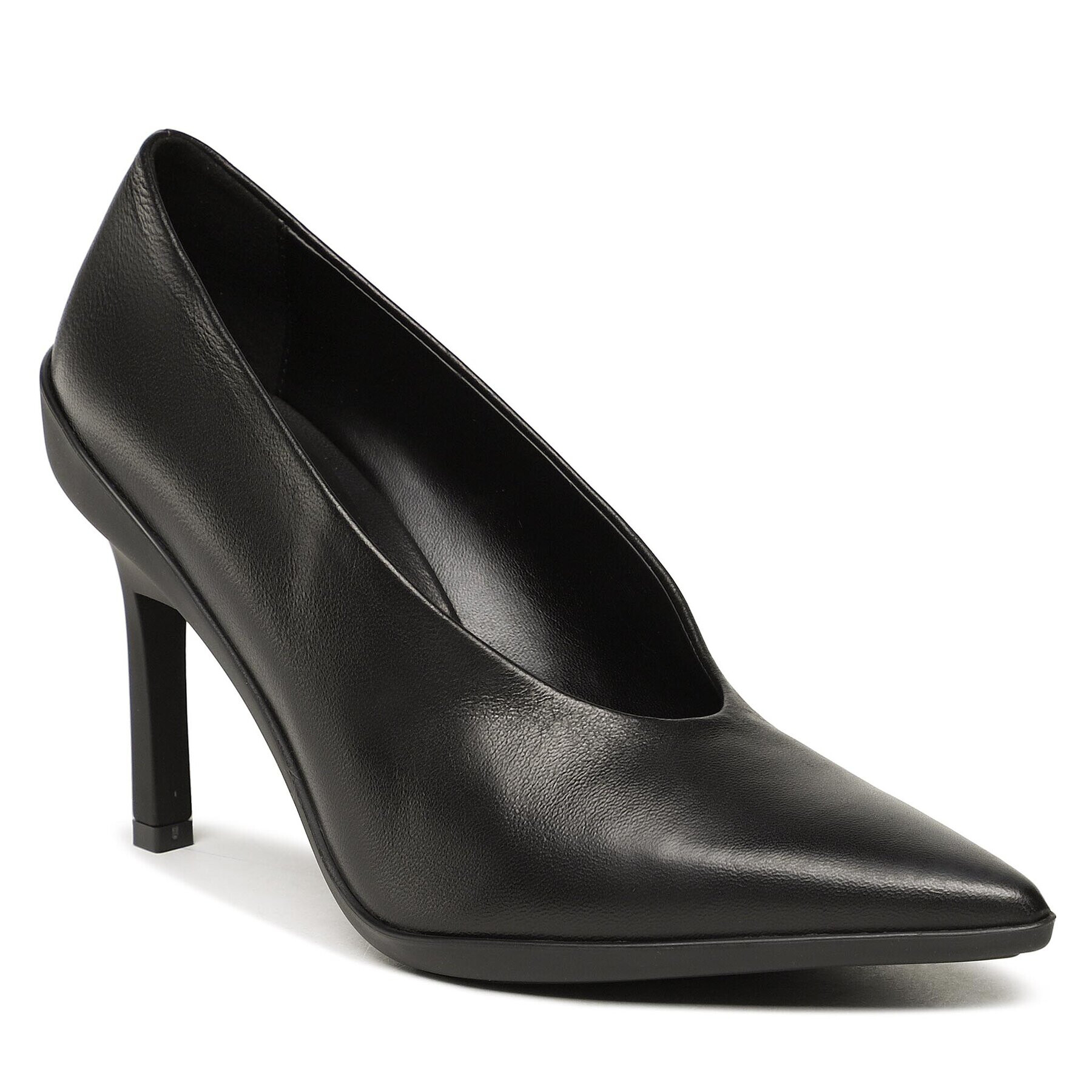 Calvin Klein Обувки на ток Wrap Stiletto Pump 90hh HW0HW01620 Черен - Pepit.bg