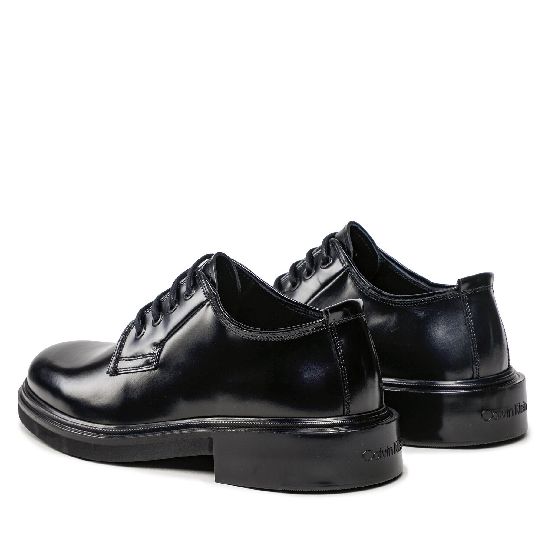 Calvin Klein Обувки Postman Derby HM0HM01244 Черен - Pepit.bg