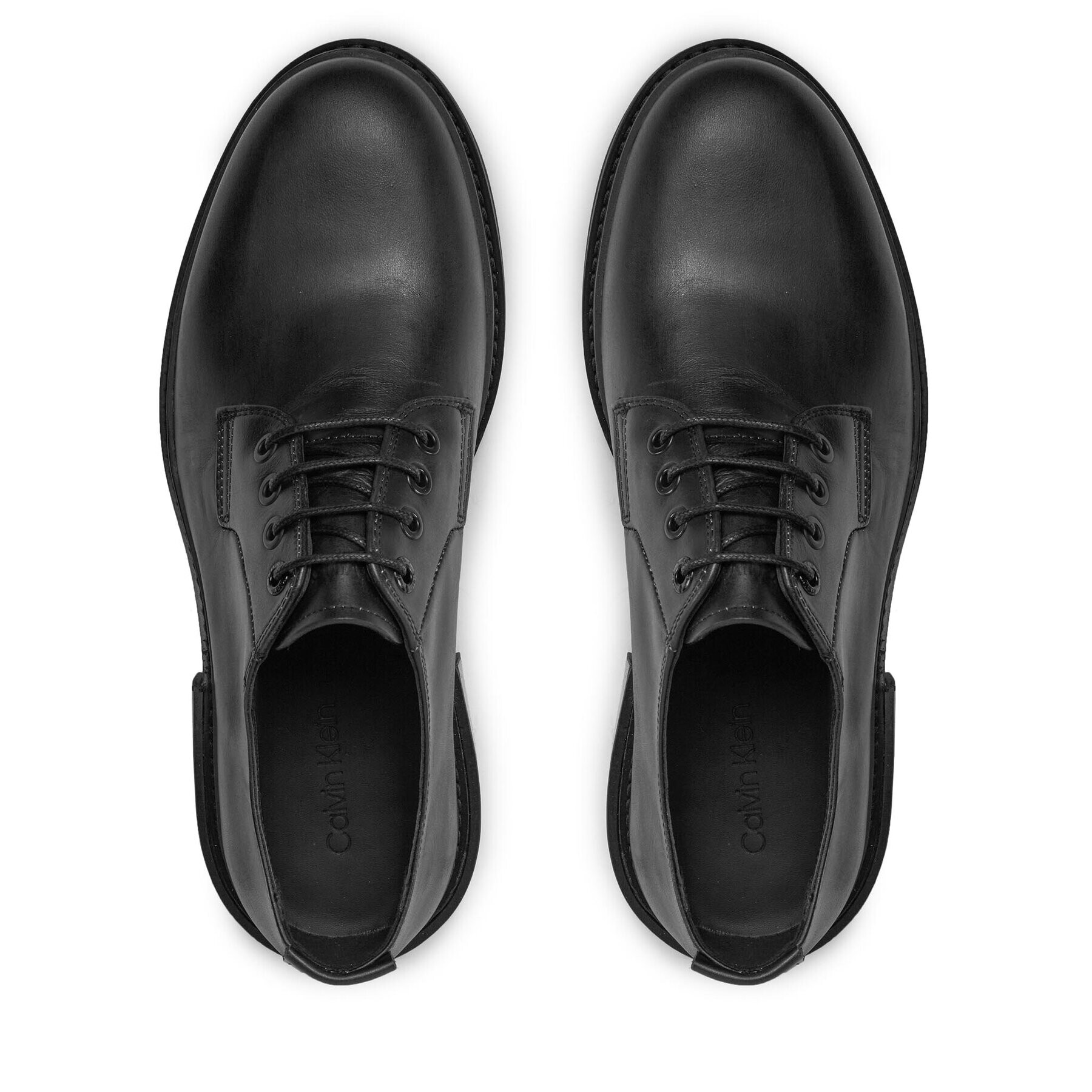 Calvin Klein Обувки Postman Derby HM0HM01356 Сив - Pepit.bg