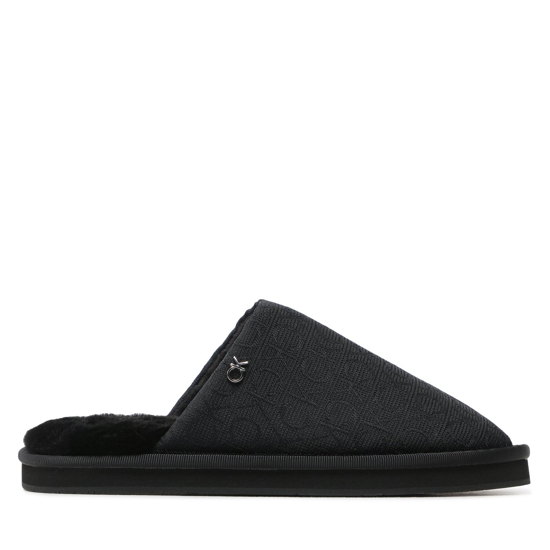 Calvin Klein Пантофи Slipper Flatform Mule W/Hdw-Jq HW0HW01281 Черен - Pepit.bg