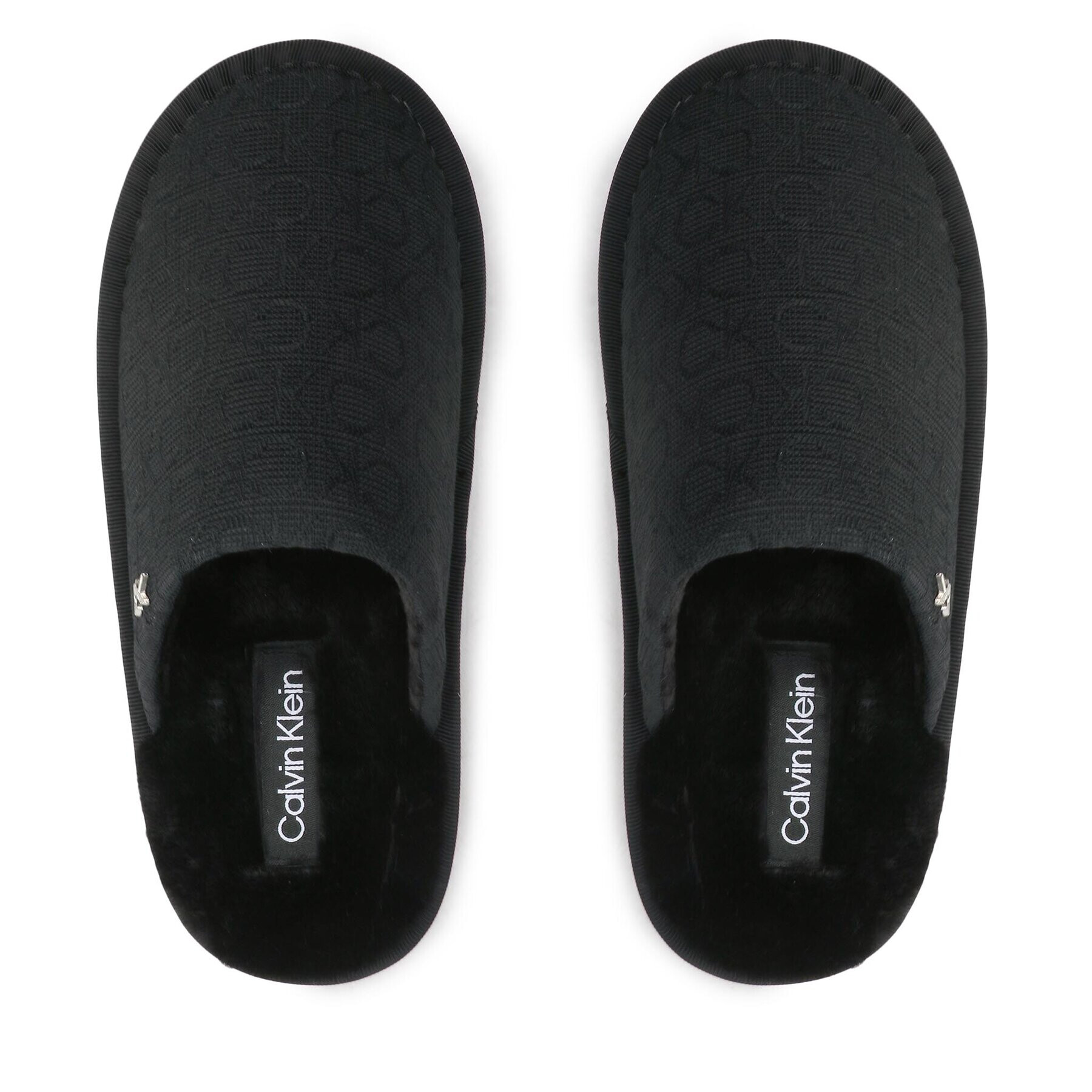 Calvin Klein Пантофи Slipper Flatform Mule W/Hdw-Jq HW0HW01281 Черен - Pepit.bg