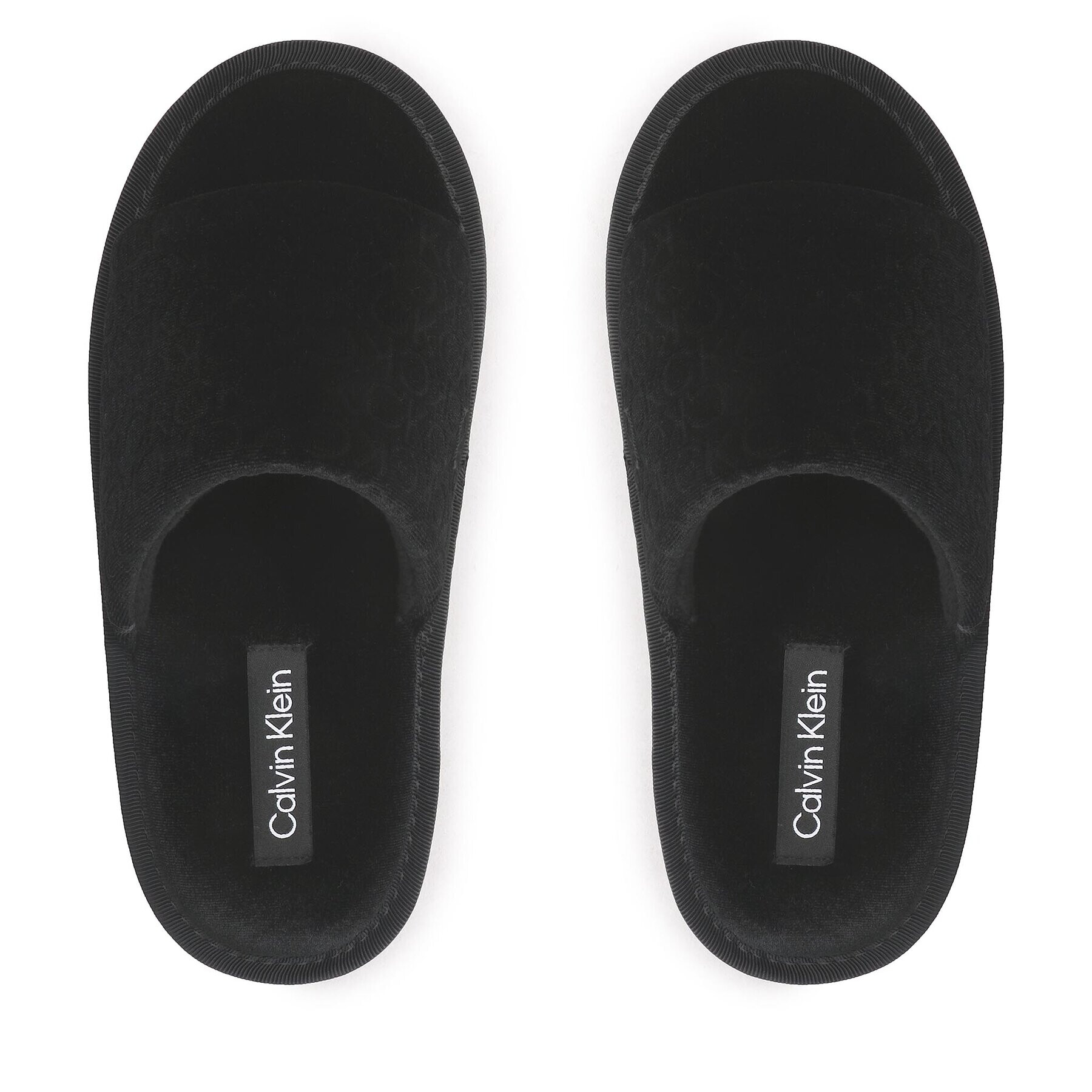 Calvin Klein Пантофи Slipper Flatform Sandal Vel HW0HW01540 Черен - Pepit.bg