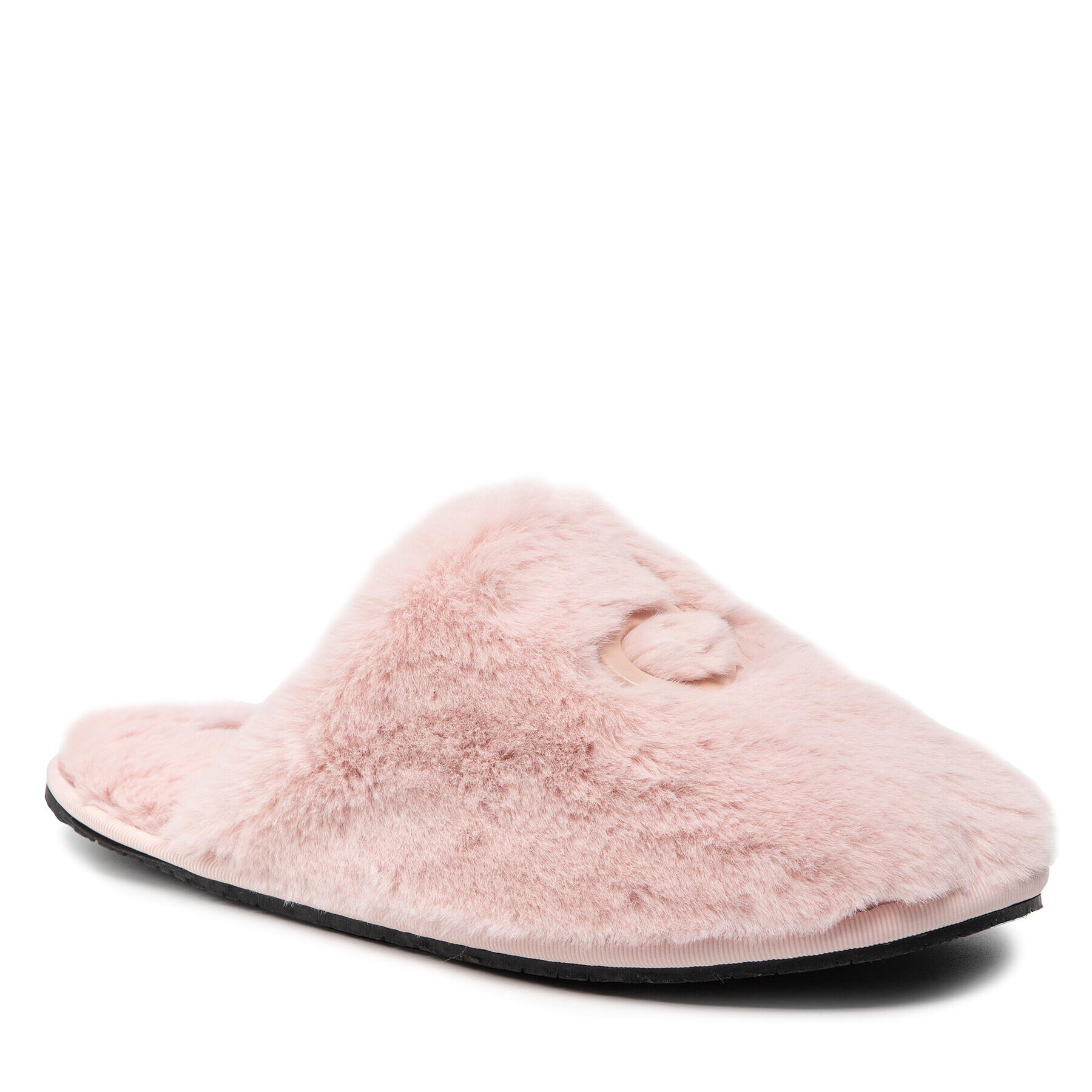 Calvin Klein Пантофи Slipper Mule Fur HW0HW00636 Розов - Pepit.bg