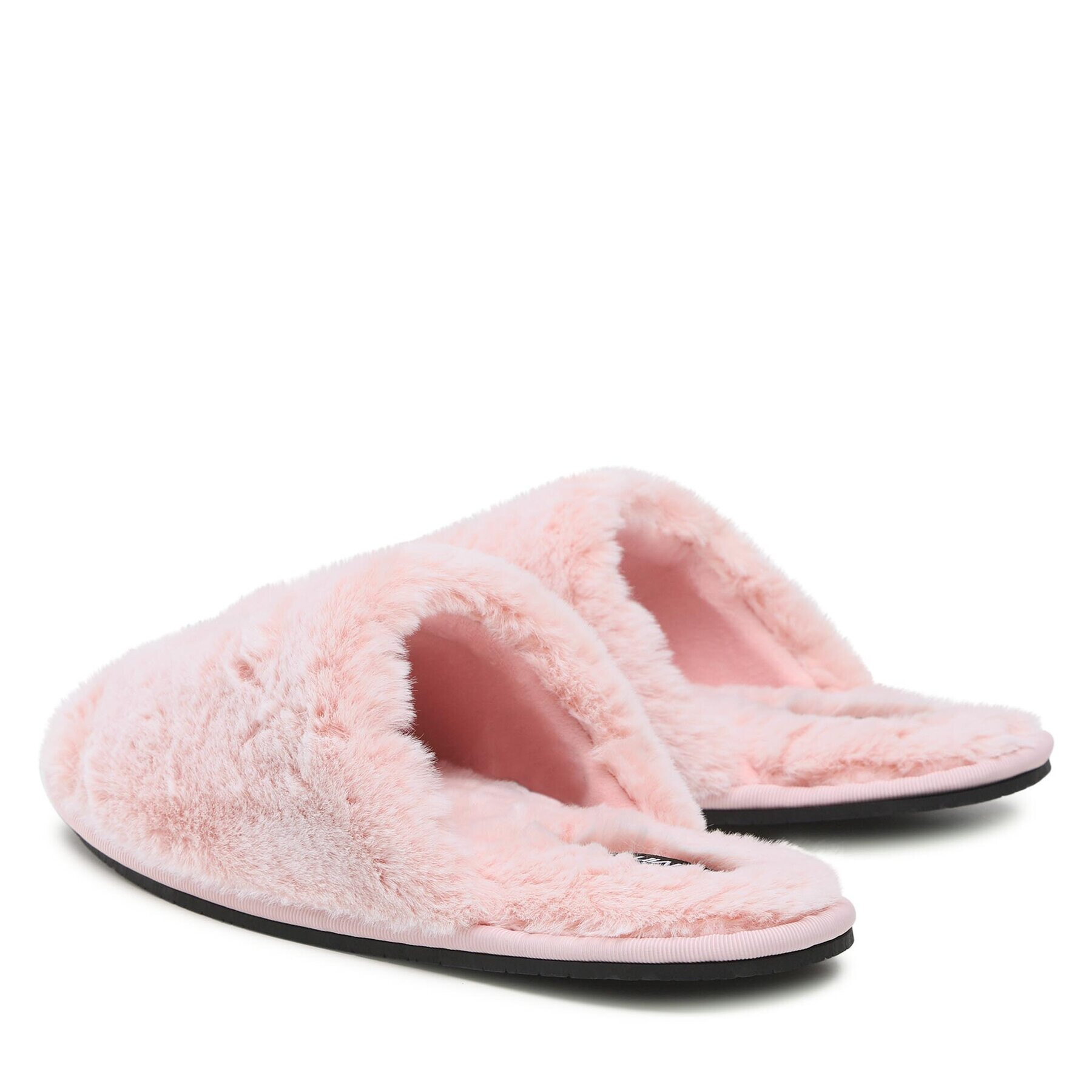 Calvin Klein Пантофи Slipper Mule Fur HW0HW01227 Розов - Pepit.bg