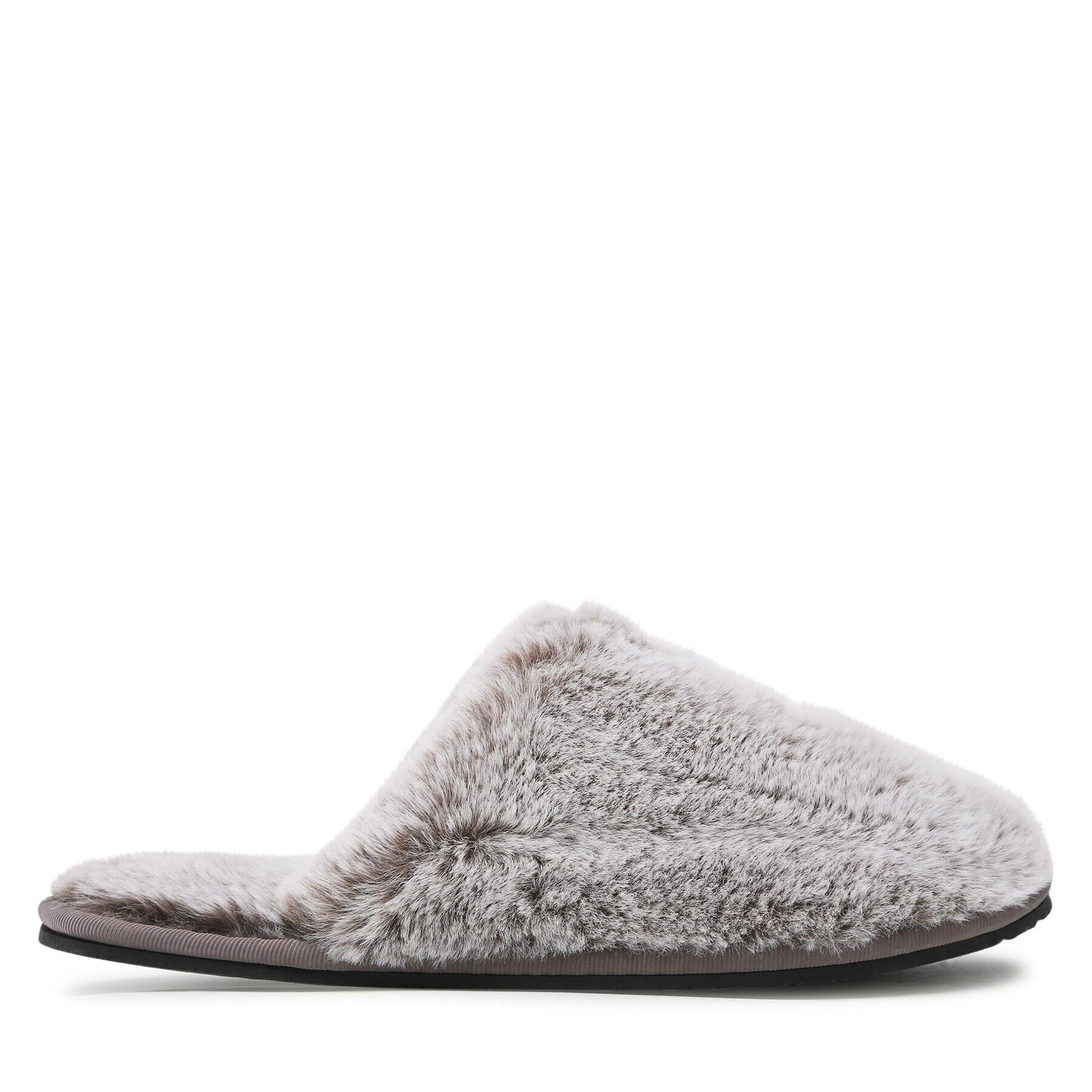 Calvin Klein Пантофи Slipper Mule Fur HW0HW01227 Сив - Pepit.bg